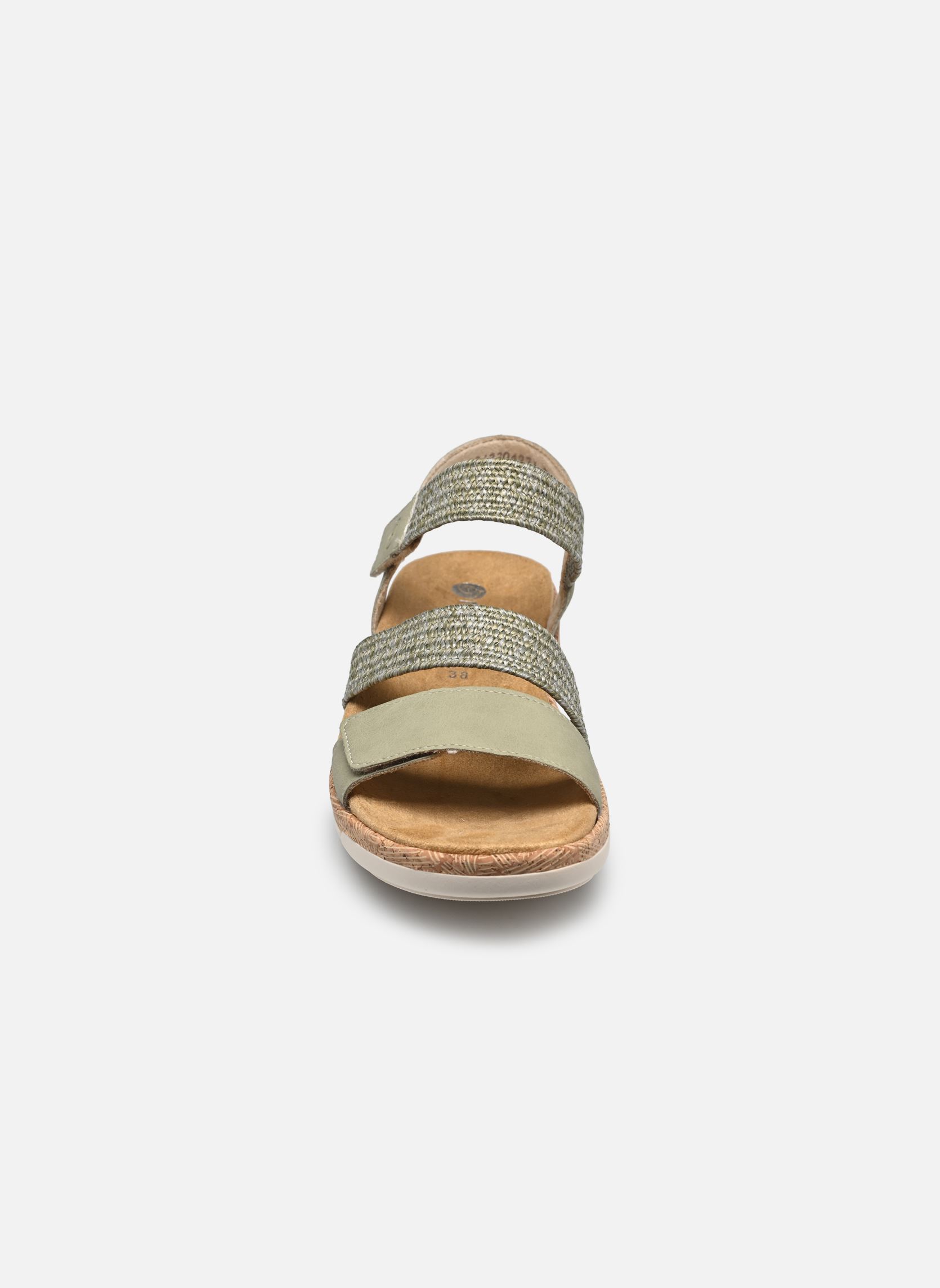 Sandales compensées et plateformes R6861 femme vert Remonte Sandales compensées et plateformes R6861 femme vert VERT