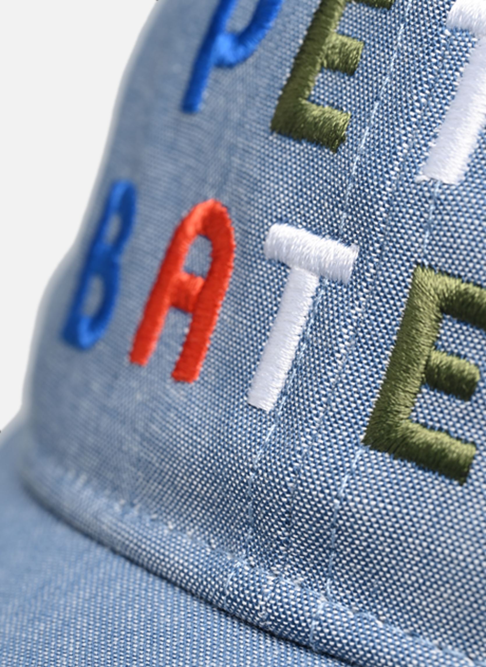 Casquettes Casquette A0CEO01 garçon bleu Petit Bateau Casquettes Casquette A0CEO01 garçon bleu Denim Tres Clair