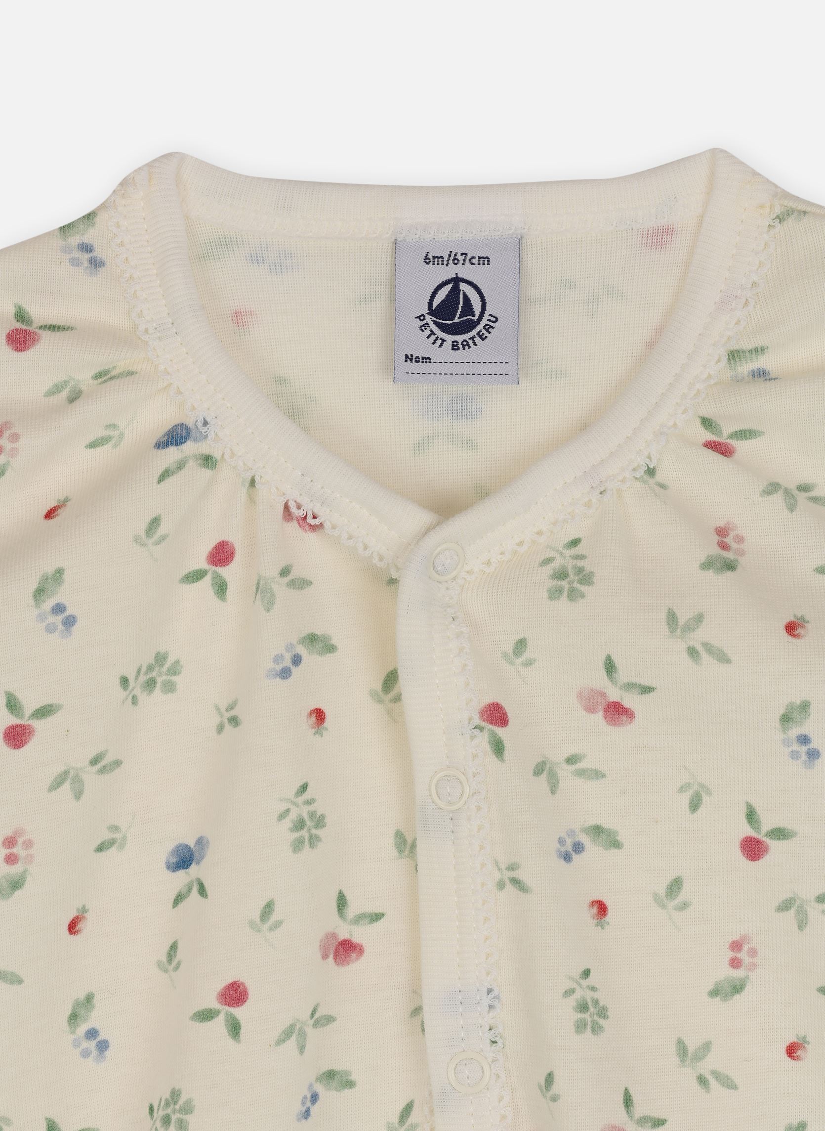 Combinaisons Combicourt Baela fille blanc Petit Bateau Combinaisons Combicourt Baela fille blanc MARSHMALLOW/MULTICO