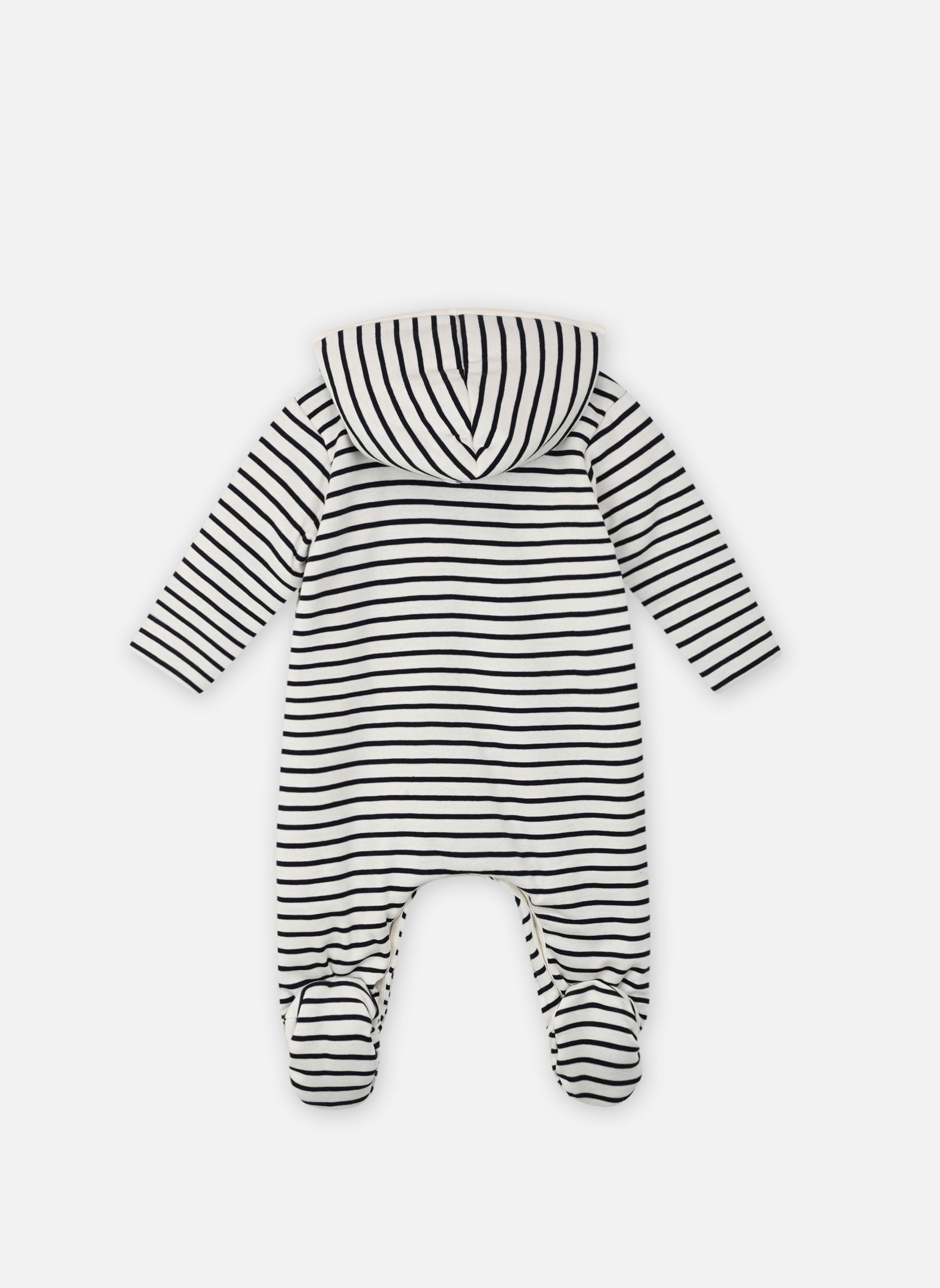 Salopettes Combinaison Longue Banque blanc Petit Bateau Salopettes Combinaison Longue Banque blanc MARSHMALLOW/SMOKING