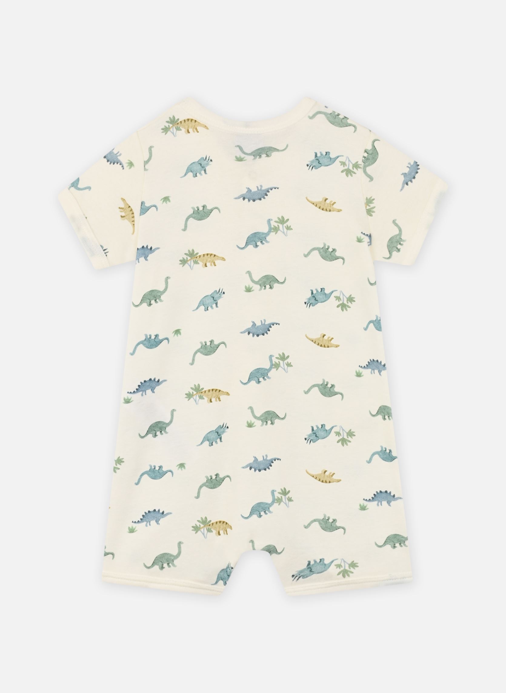 Salopettes Combicourt Bino blanc Petit Bateau Salopettes Combicourt Bino blanc MARSHMALLOW/MULTICO