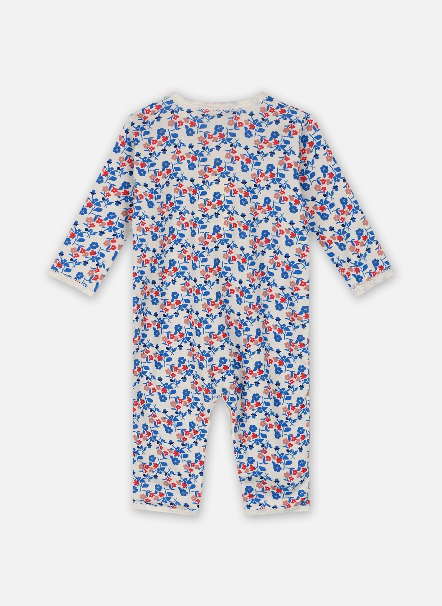 Pyjamas et Grenouillères Dors Bien Sans Pieds Berenice fille blanc Petit Bateau Pyjamas et Grenouillères Dors Bien Sans Pieds Berenice fille blanc MARSHMALLOW/MULTICO