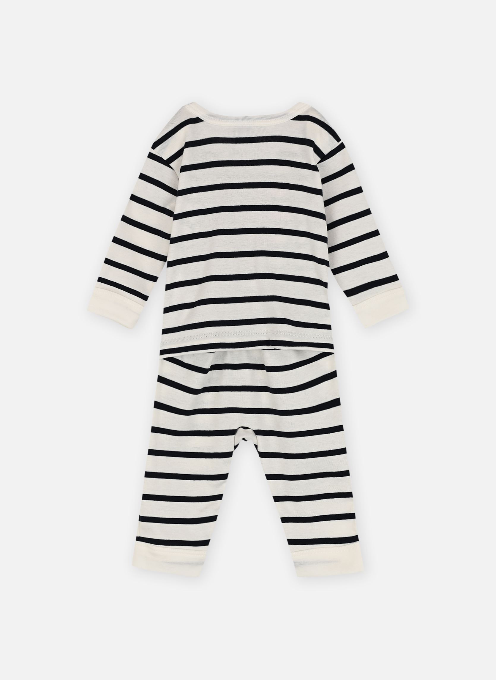 Pyjamas et Grenouillères Pyjama Sans Pieds Coeur en Coton blanc Petit Bateau Pyjamas et Grenouillères Pyjama Sans Pieds Coeur en Coton blanc MARSHMALLOW & SMOKING
