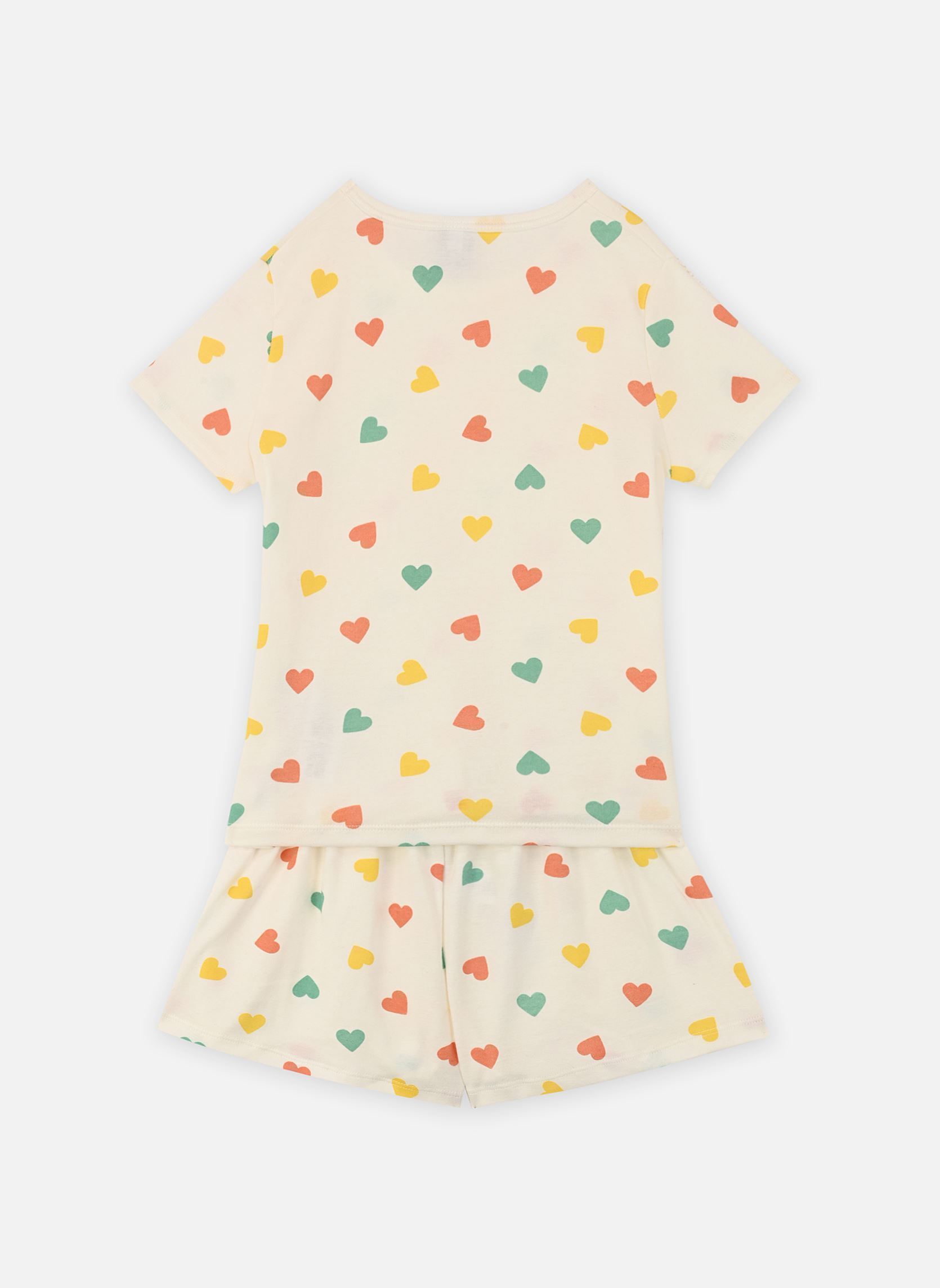 Pyjama sets Pyjacourt Bristola meisjes wit Petit Bateau Pyjama sets Pyjacourt Bristola meisjes wit MARSHMALLOW/MULTICO