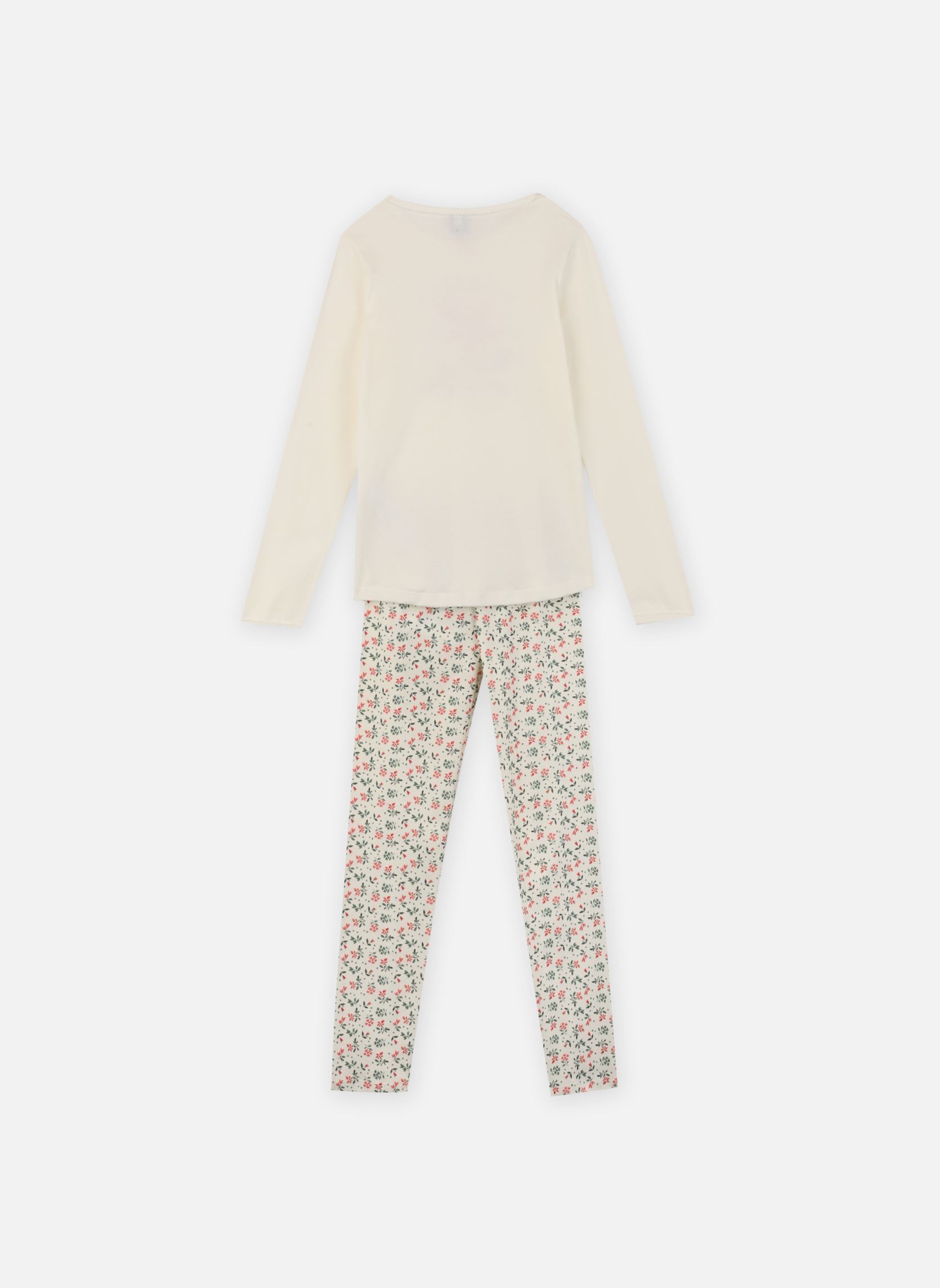 Schlafanzug-Sets Pyjama Brille mädchen weiß Petit Bateau Schlafanzug-Sets Pyjama Brille mädchen weiß MARSHMALLOW/MULTICO