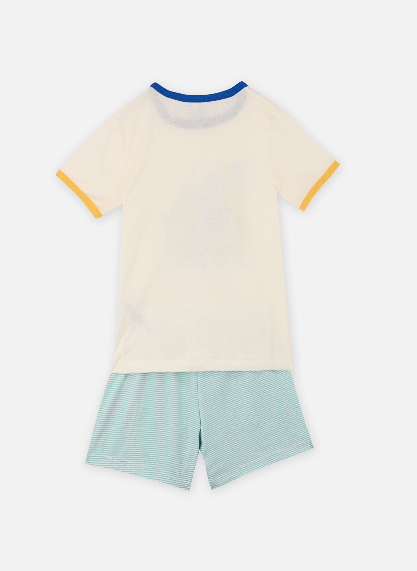 Ensembles de pyjamas Pyjacourt Bro garçon blanc Petit Bateau Ensembles de pyjamas Pyjacourt Bro garçon blanc MARSHMALLOW/MULTICO