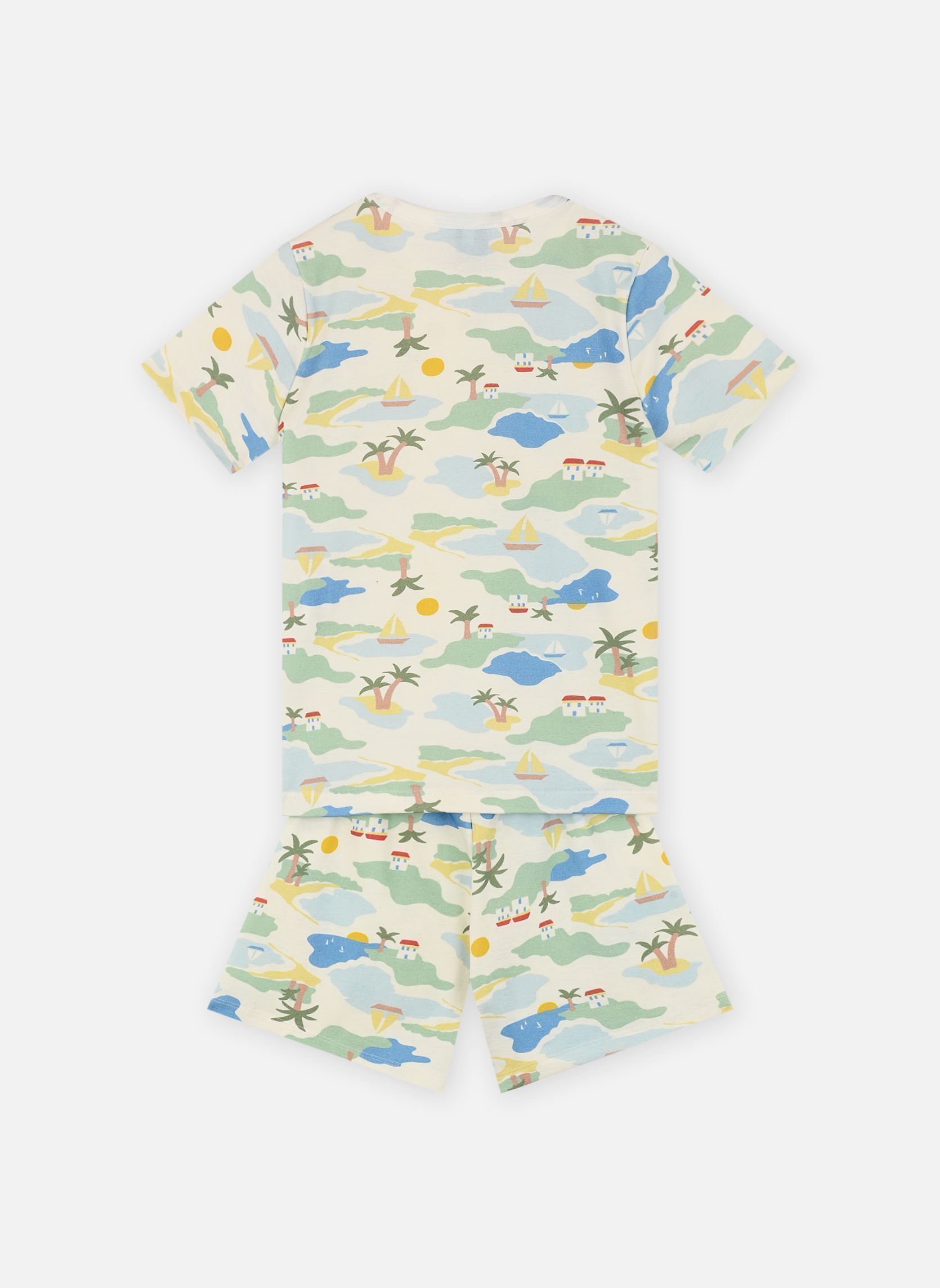 Schlafanzug-Sets Pyjacourt Becilia jungen weiß Petit Bateau Schlafanzug-Sets Pyjacourt Becilia jungen weiß MARSHMALLOW/MULTICO