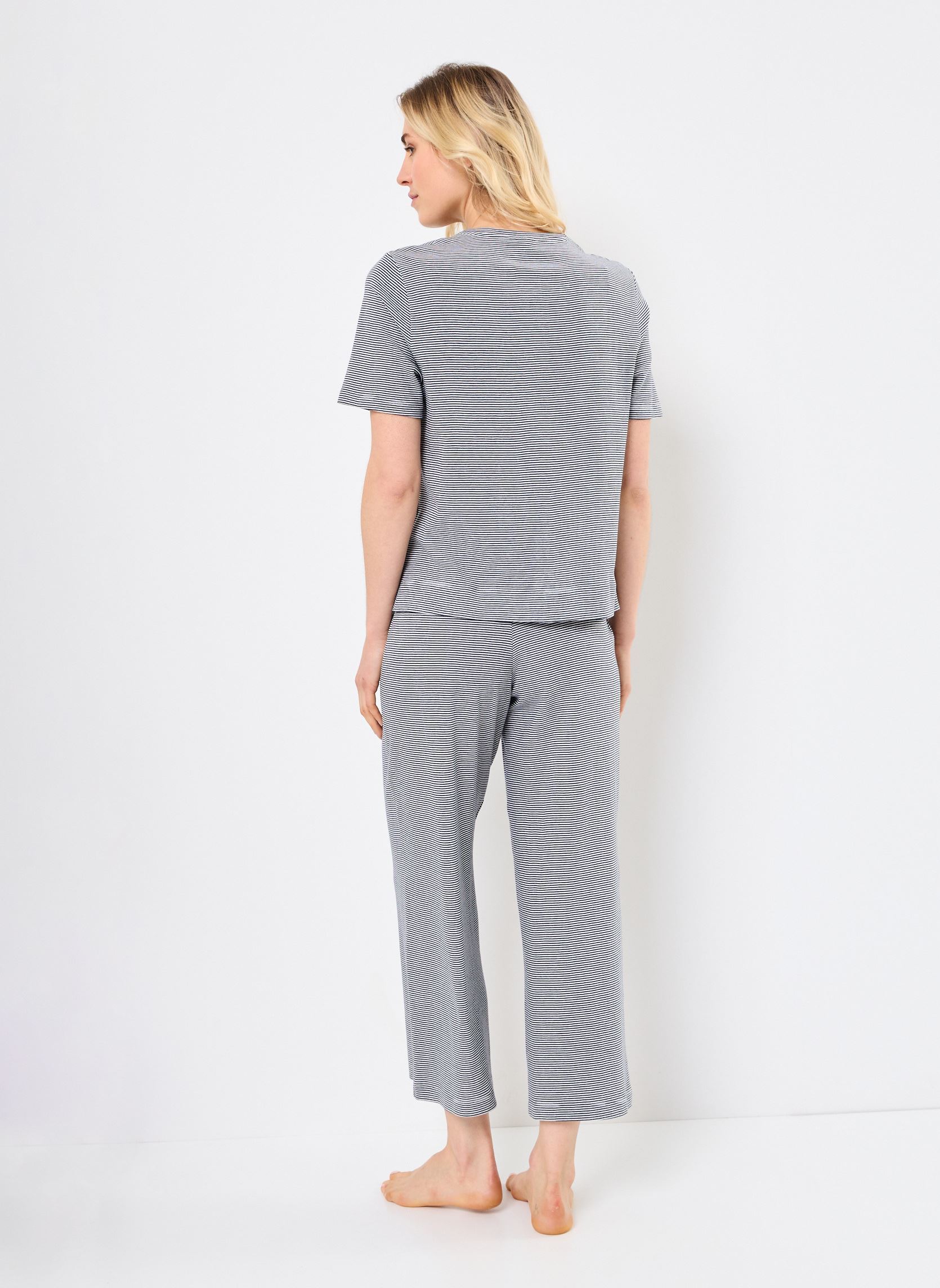 Damen Pyjama Tarence damen blau Petit Bateau Damen Pyjama Tarence damen blau SMOKINGMARSHMALLOW