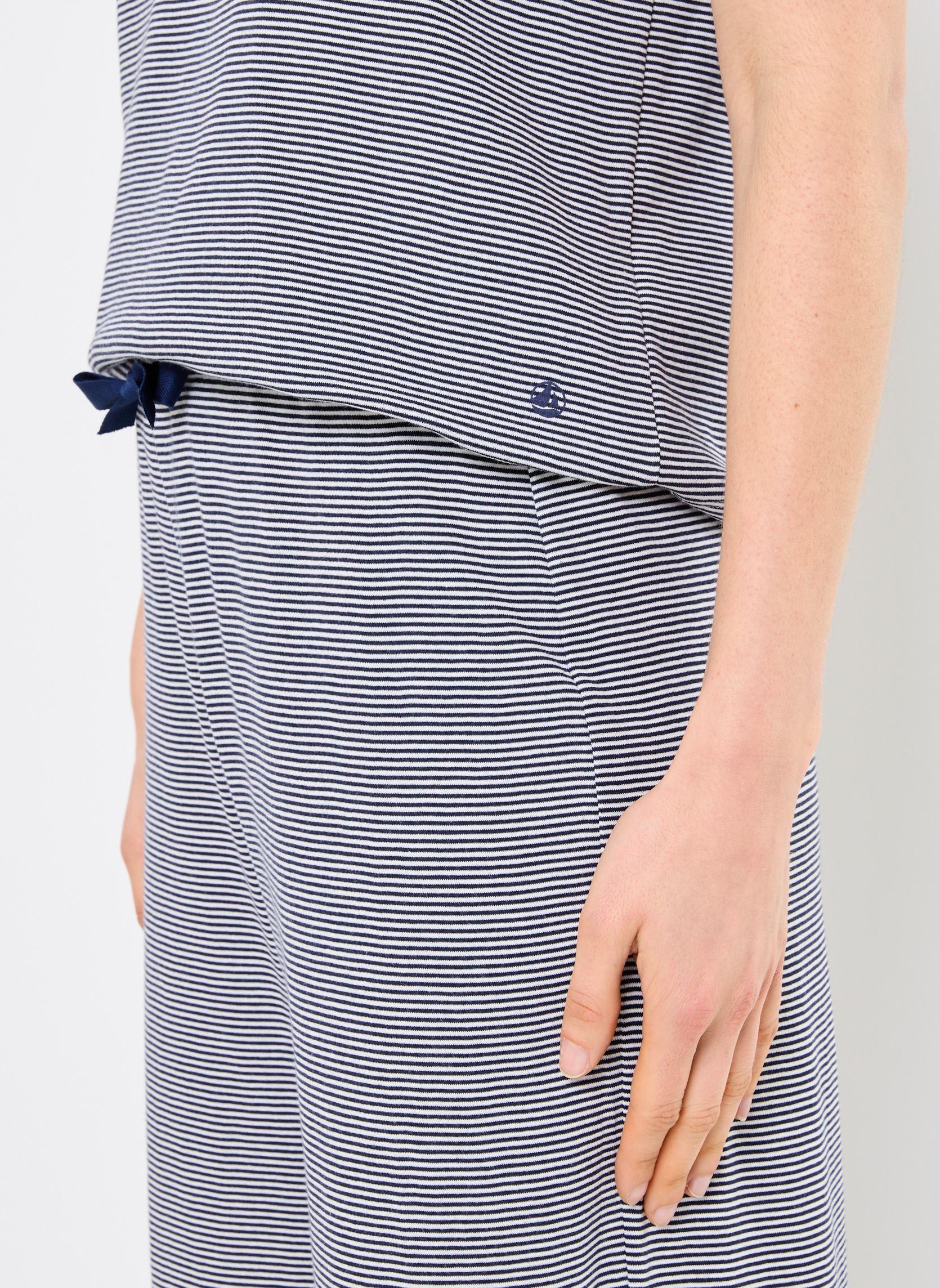 Damen Pyjama Tarence damen blau Petit Bateau Damen Pyjama Tarence damen blau SMOKINGMARSHMALLOW