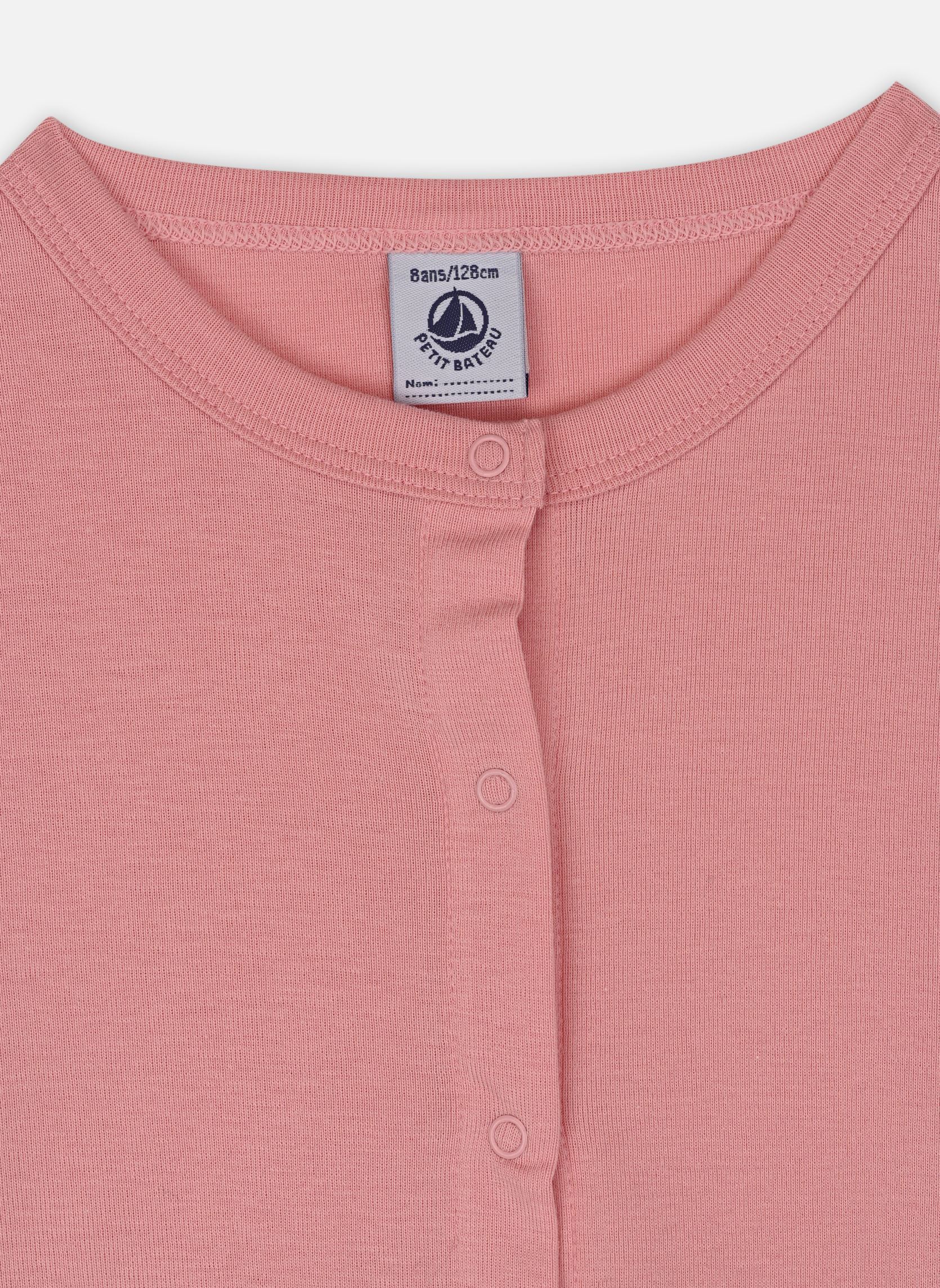Gilets Cardigan Bodini fille rose Petit Bateau Gilets Cardigan Bodini fille rose CHARME