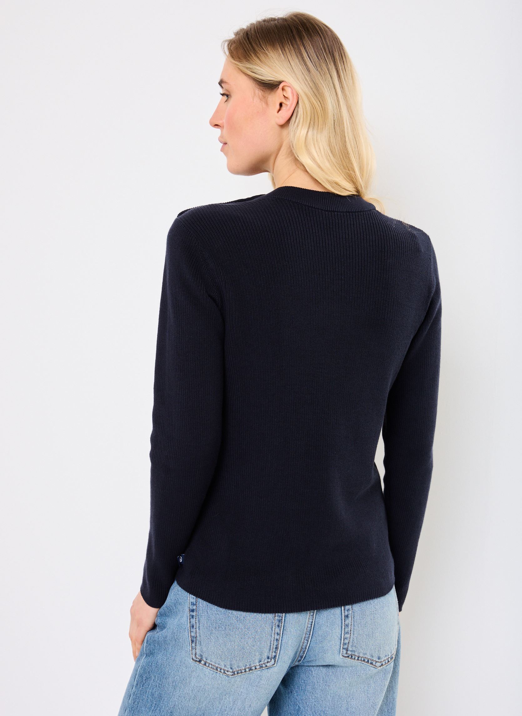 Truien Pull Babelo dames blauw Petit Bateau Truien Pull Babelo dames blauw Smoking