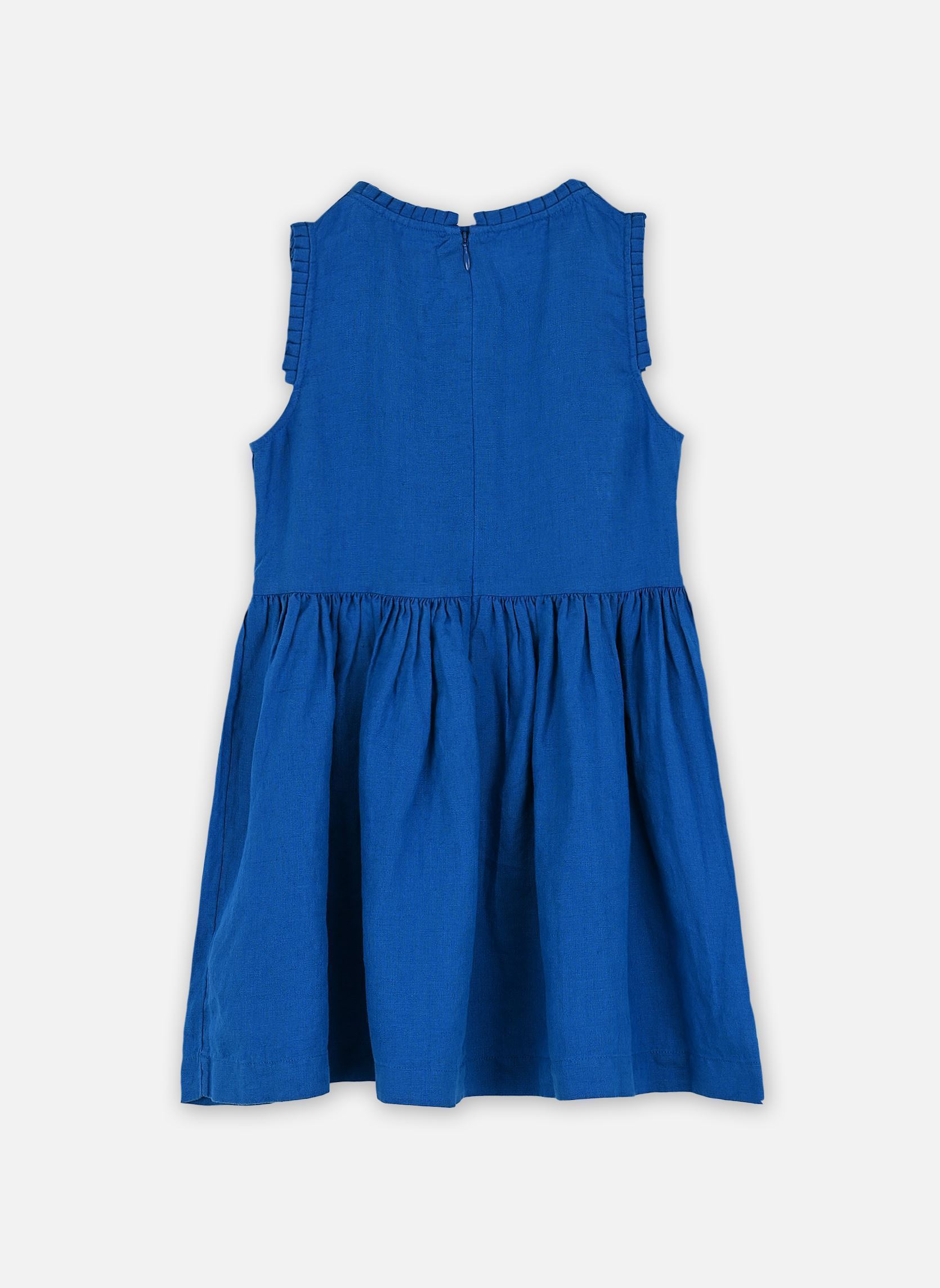 Kleider Robe SM Brenda mädchen blau Petit Bateau Kleider Robe SM Brenda mädchen blau Porcelana
