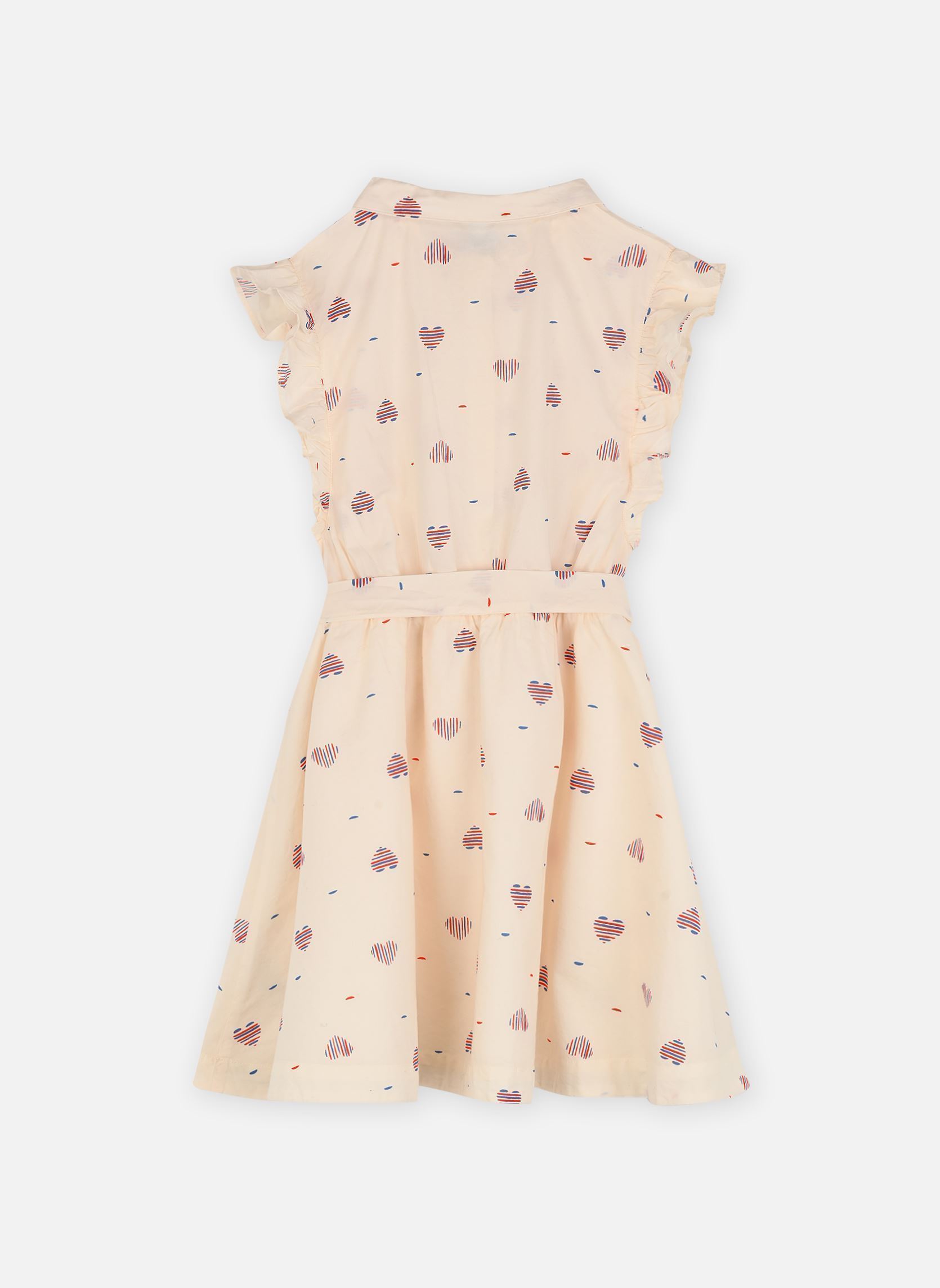 Jurken Robe SM Bory meisjes wit Petit Bateau Jurken Robe SM Bory meisjes wit Avalanche/Multico