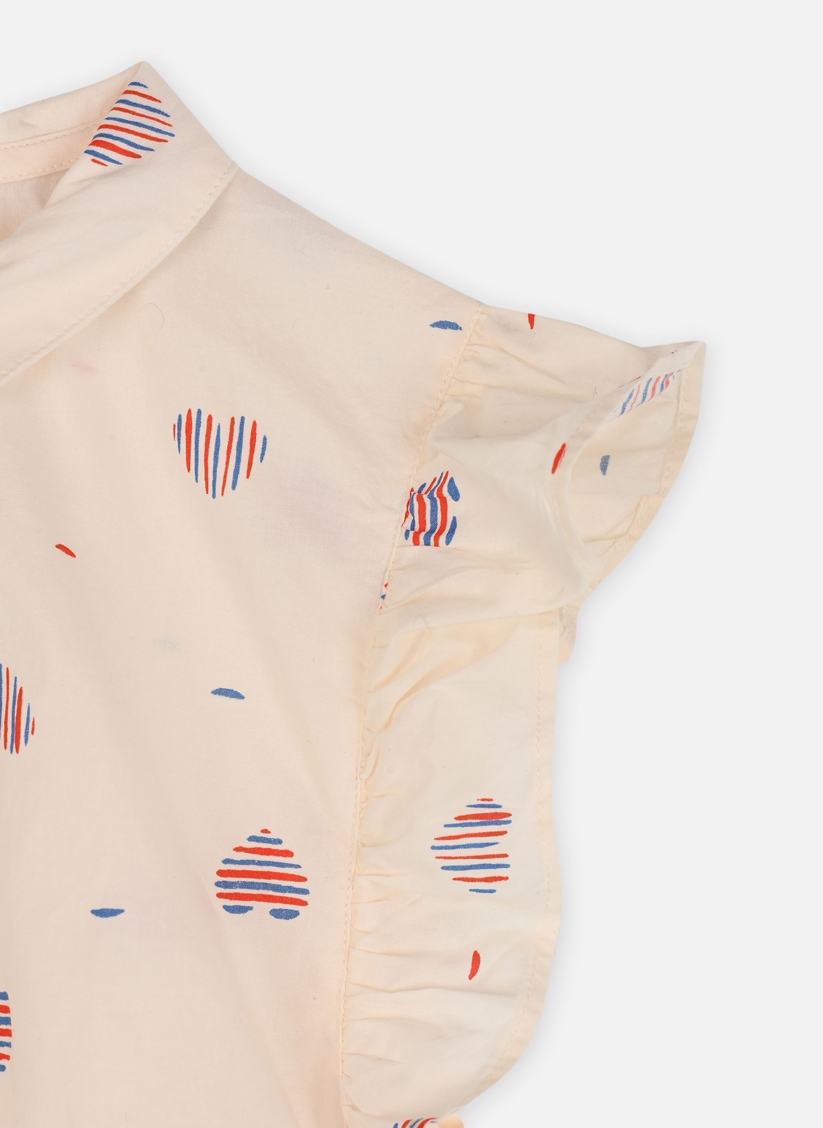 Jurken Robe SM Bory meisjes wit Petit Bateau Jurken Robe SM Bory meisjes wit Avalanche/Multico