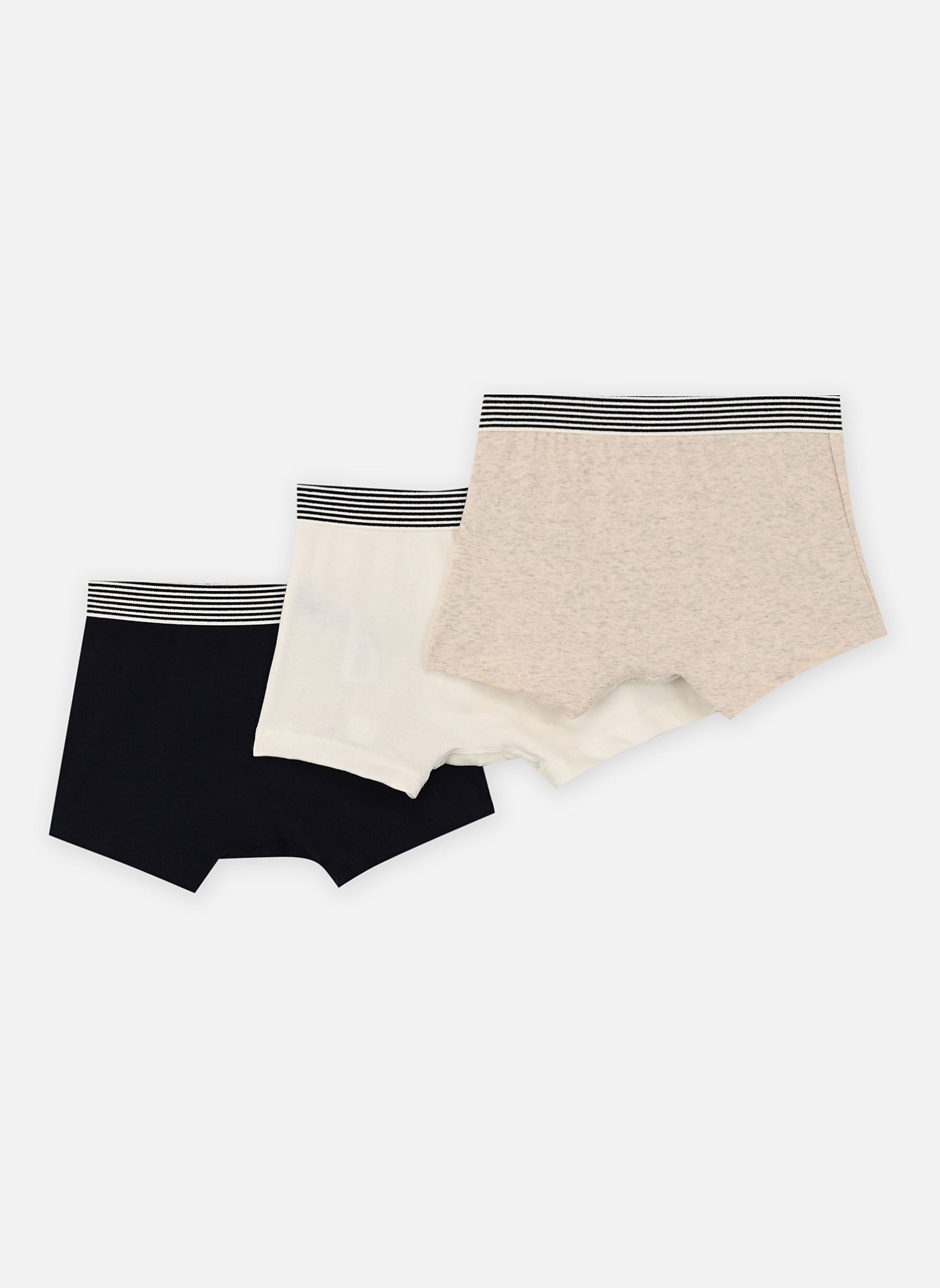 Lots sous-vêtements 3 Boxers A0BH000 garçon bleu Petit Bateau Lots sous-vêtements 3 Boxers A0BH000 garçon bleu VARIANTE 1