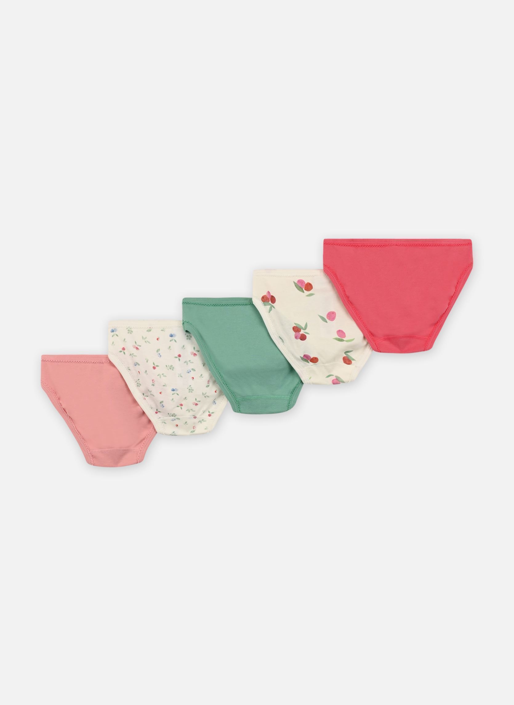Culottes 5 Culottes A0D2H00 fille multicolore Petit Bateau Culottes 5 Culottes A0D2H00 fille multicolore VARIANTE 1
