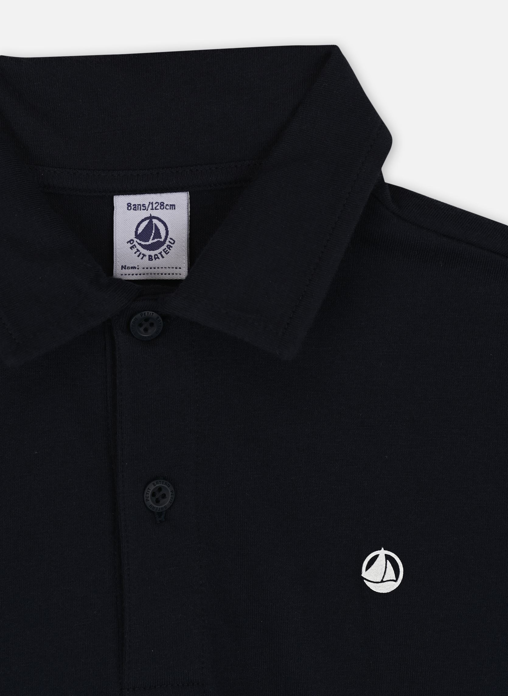 Polo Polo MC Brasier bambino blu Petit Bateau Polo Polo MC Brasier bambino blu Smoking