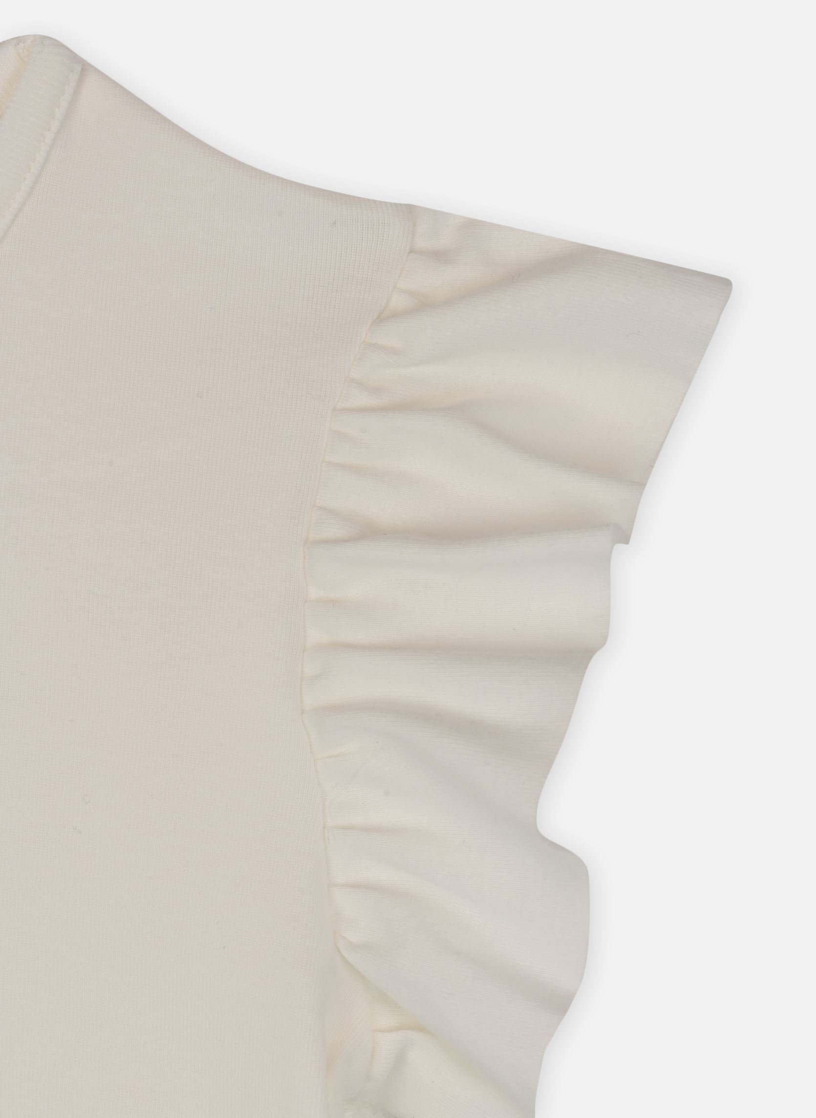 Camisetas de manga corta Tee Shirt Mareva niña blanco Petit Bateau Camisetas de manga corta Tee Shirt Mareva niña blanco Marshmallow