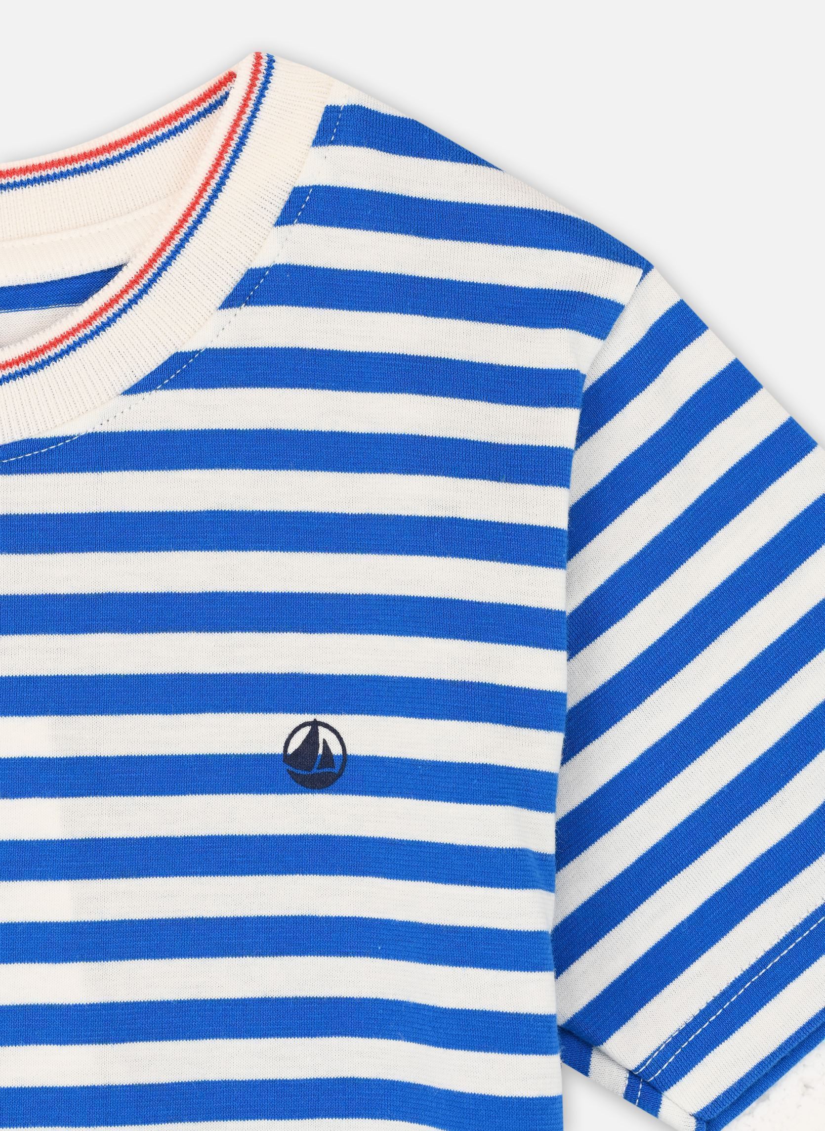 Tee-shirts manches courtes Tee Shirt MC Bipbip garçon bleu Petit Bateau Tee-shirts manches courtes Tee Shirt MC Bipbip garçon bleu Porcelana/Marshmallow