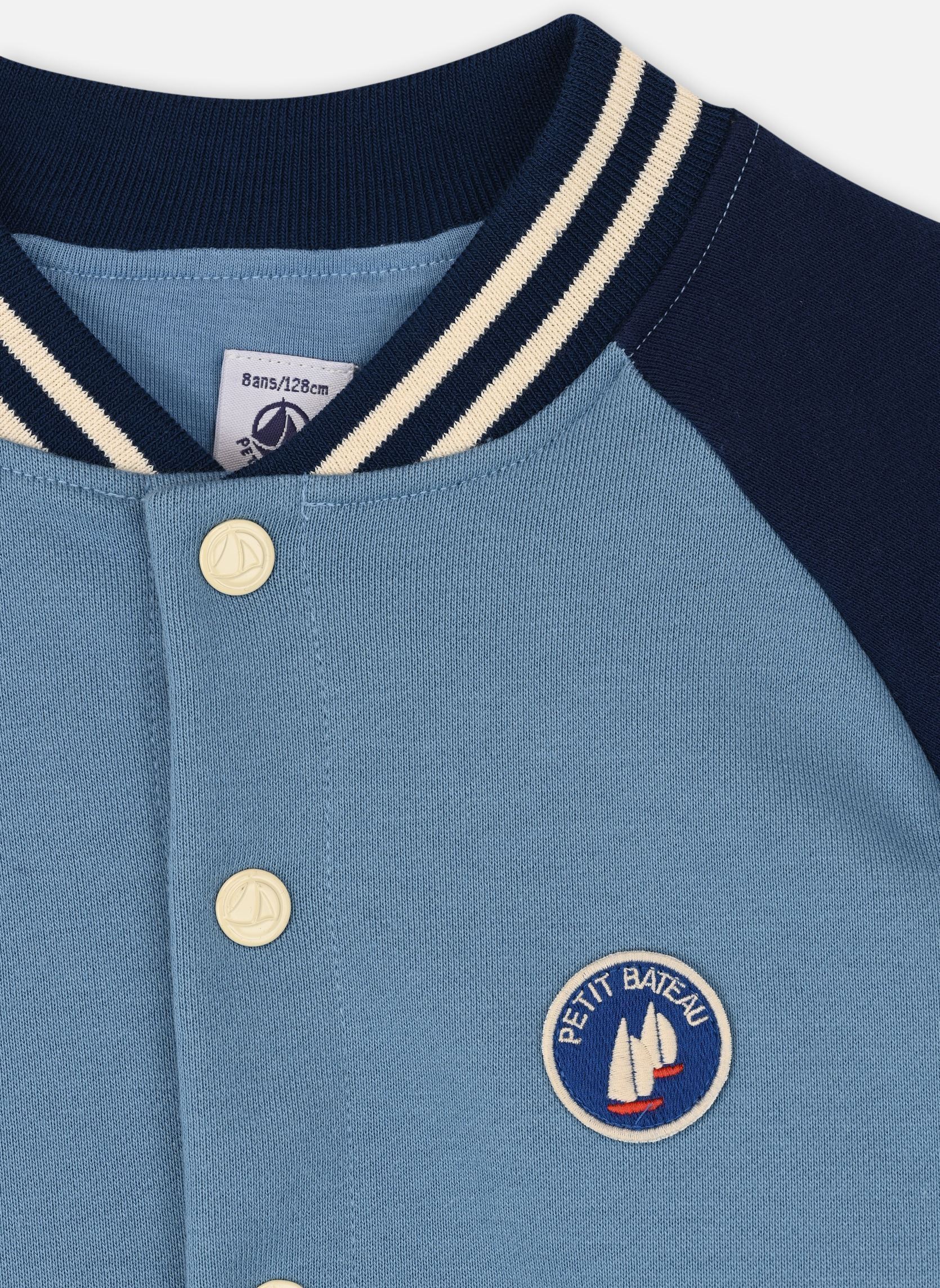 Blousons Teddy Bref garçon bleu Petit Bateau Blousons Teddy Bref garçon bleu Alaska/Medieval