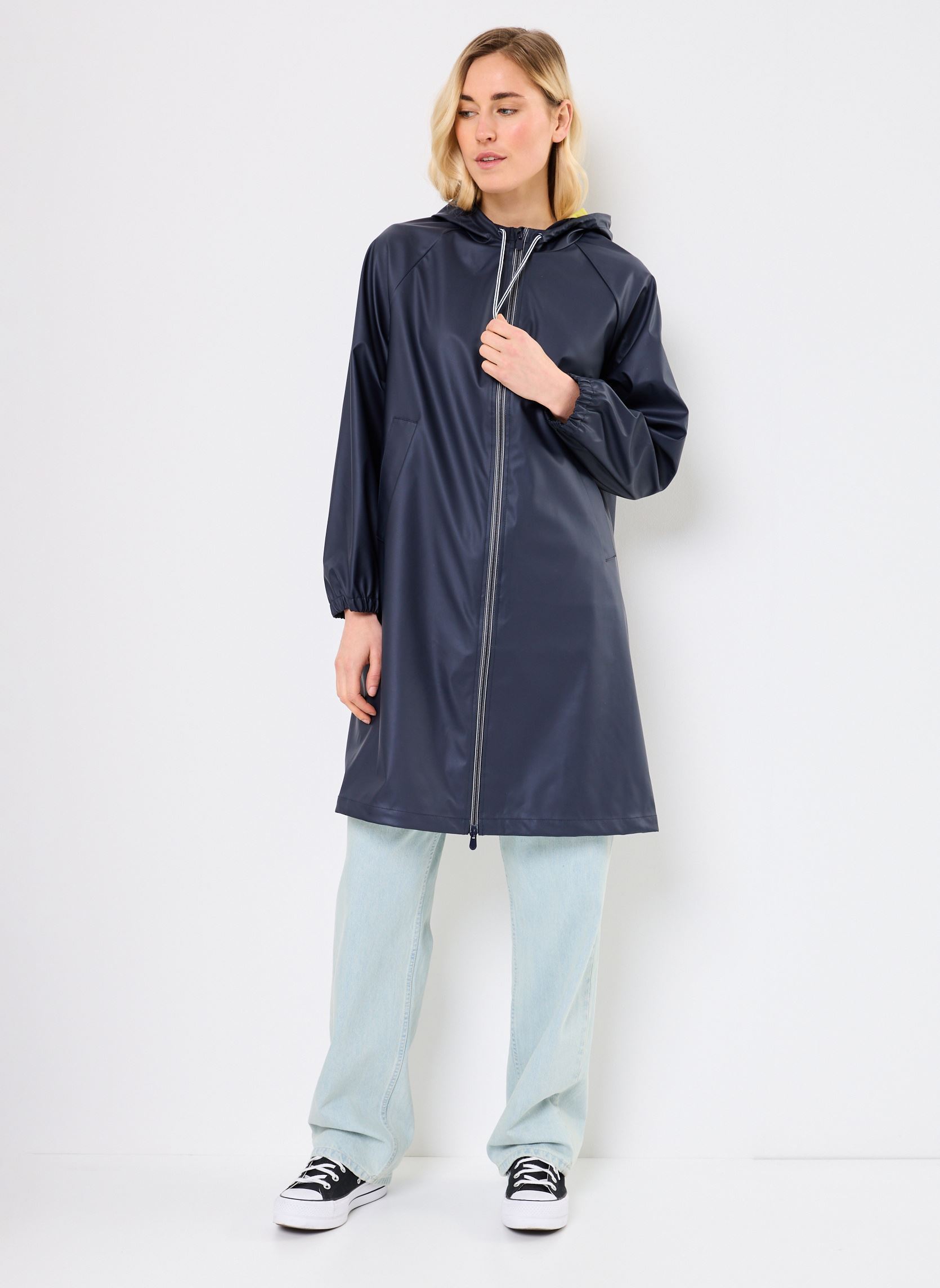 Regenjassen Ciré Long Femme Bicolore dames blauw Petit Bateau Regenjassen Ciré Long Femme Bicolore dames blauw SMOKING