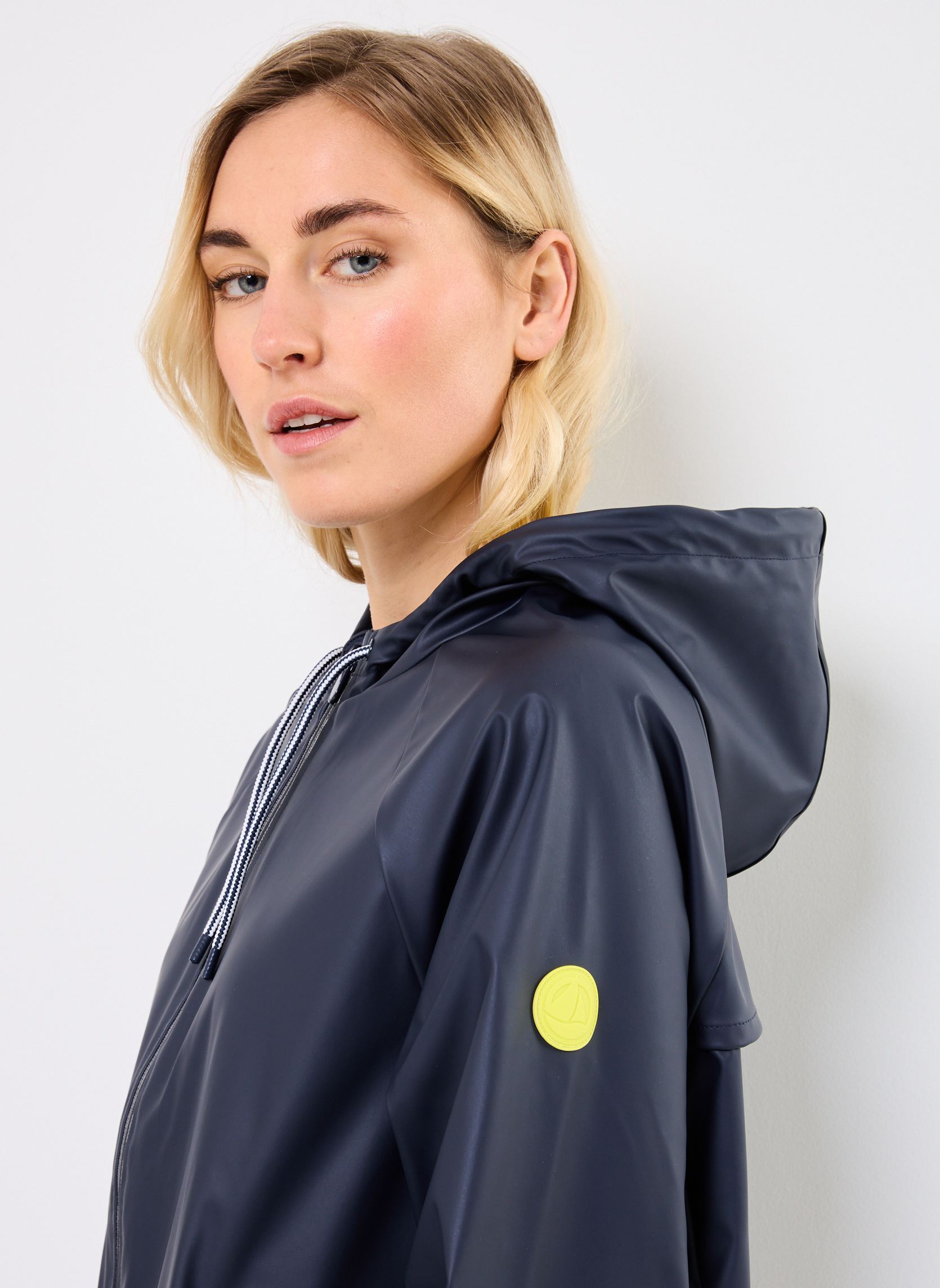 Regenjassen Ciré Long Femme Bicolore dames blauw Petit Bateau Regenjassen Ciré Long Femme Bicolore dames blauw SMOKING