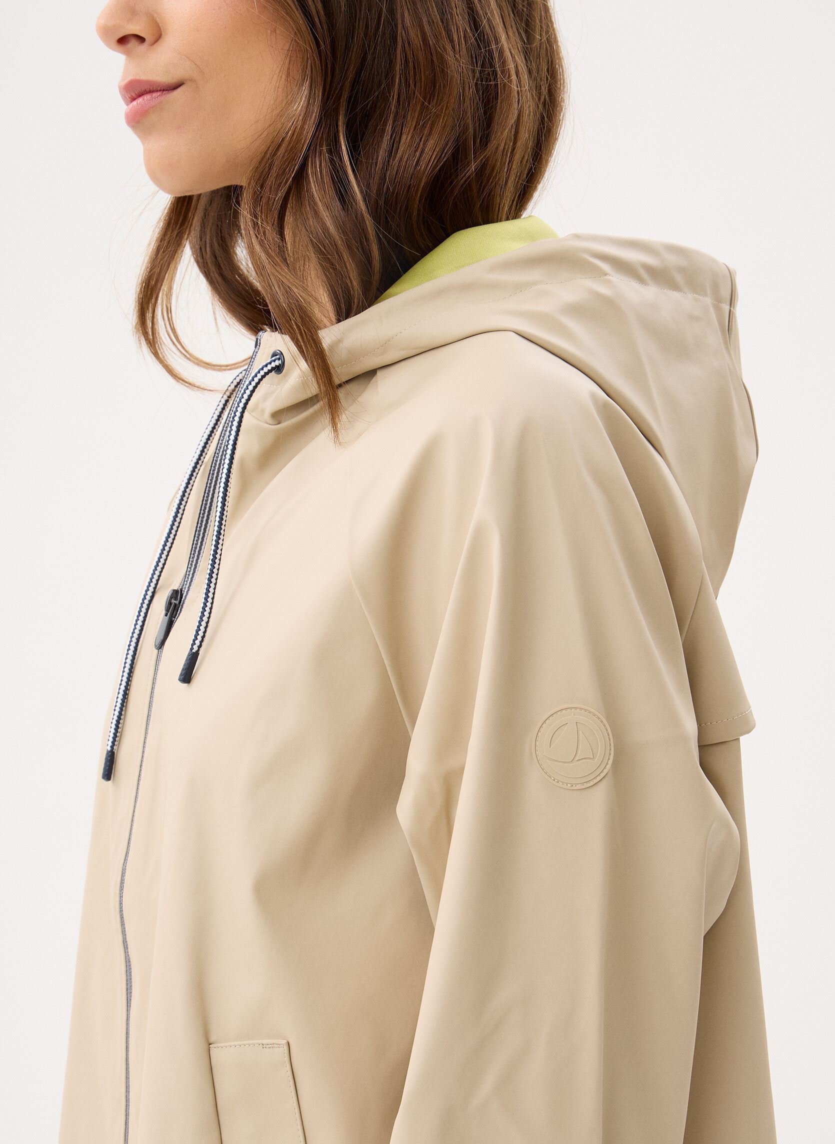 Regenjacken Ciré Long Femme Bicolore damen beige Petit Bateau Regenjacken Ciré Long Femme Bicolore damen beige Sander