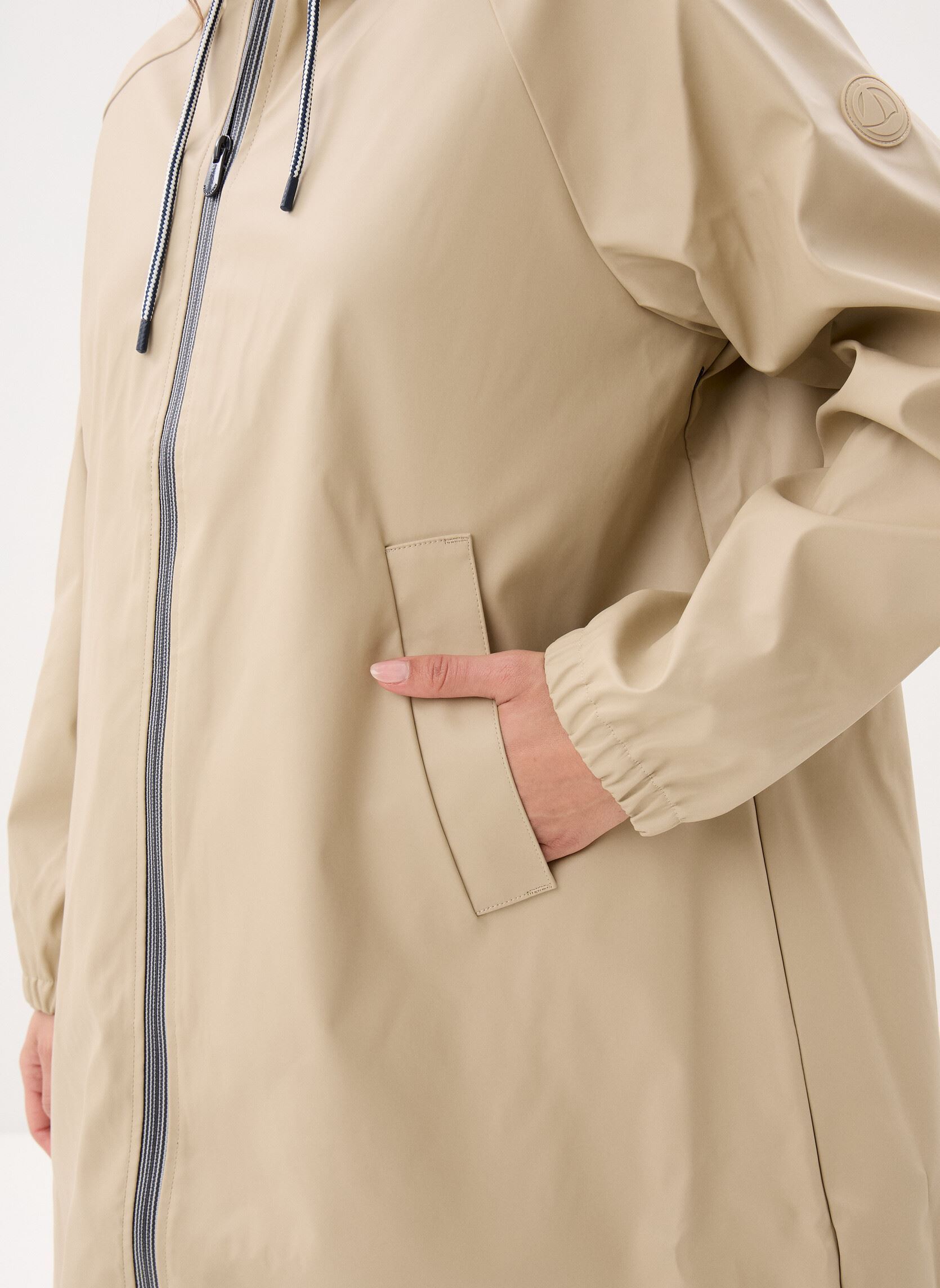Regenjacken Ciré Long Femme Bicolore damen beige Petit Bateau Regenjacken Ciré Long Femme Bicolore damen beige Sander