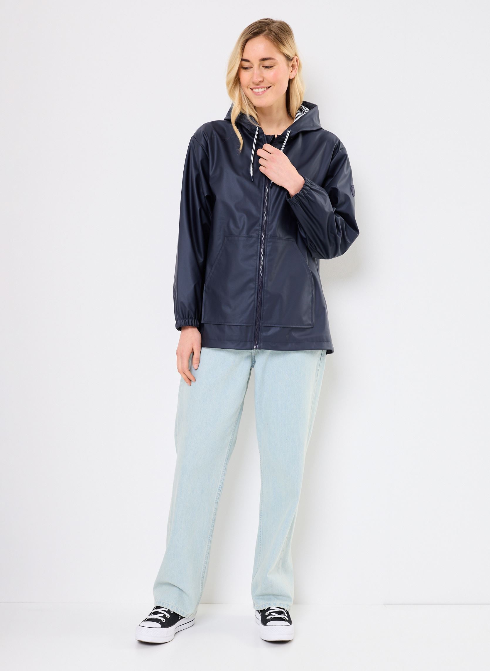 Regenjacken Cire Bac damen blau Petit Bateau Regenjacken Cire Bac damen blau Smoking