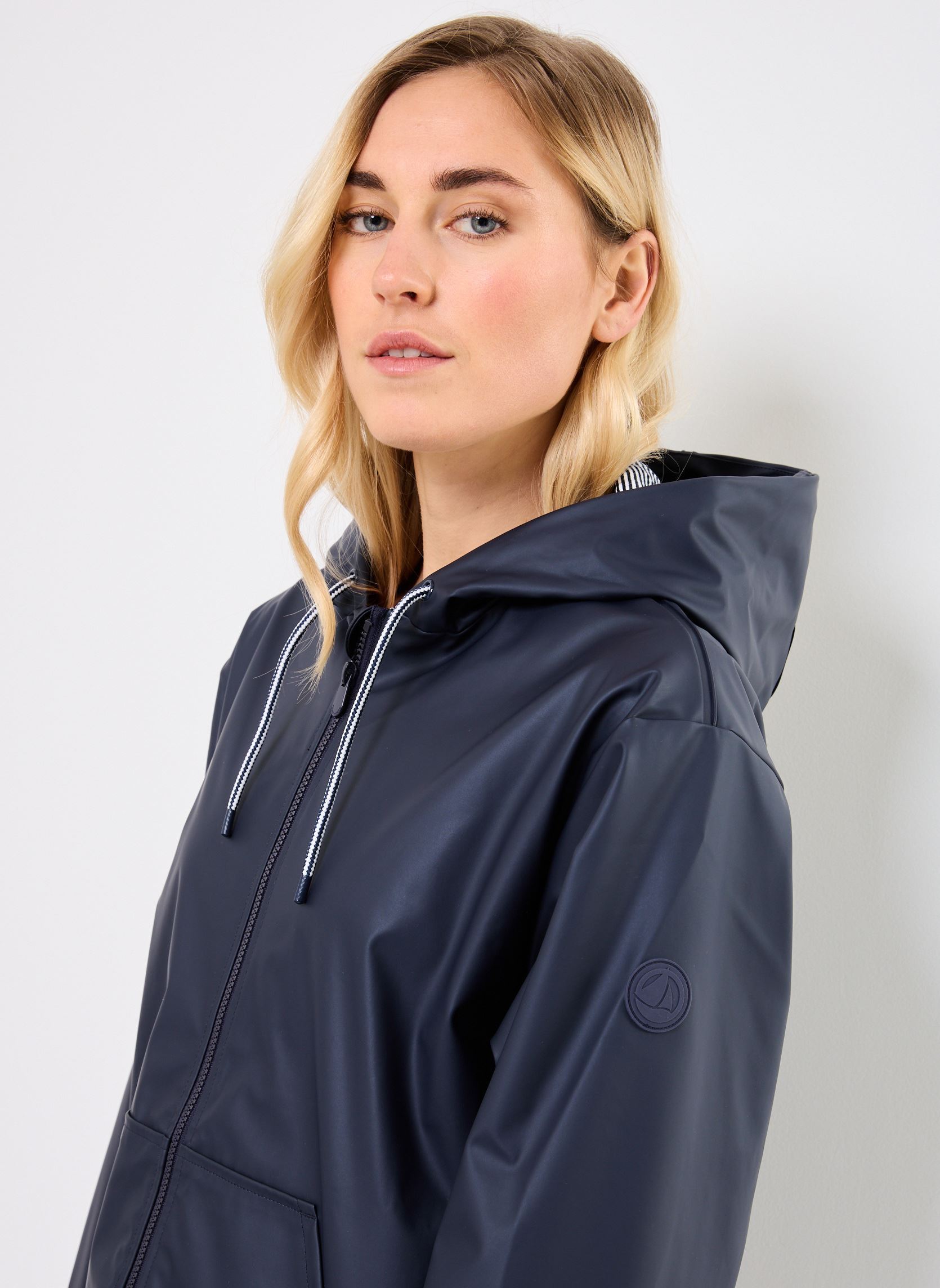 Regenjacken Cire Bac damen blau Petit Bateau Regenjacken Cire Bac damen blau Smoking