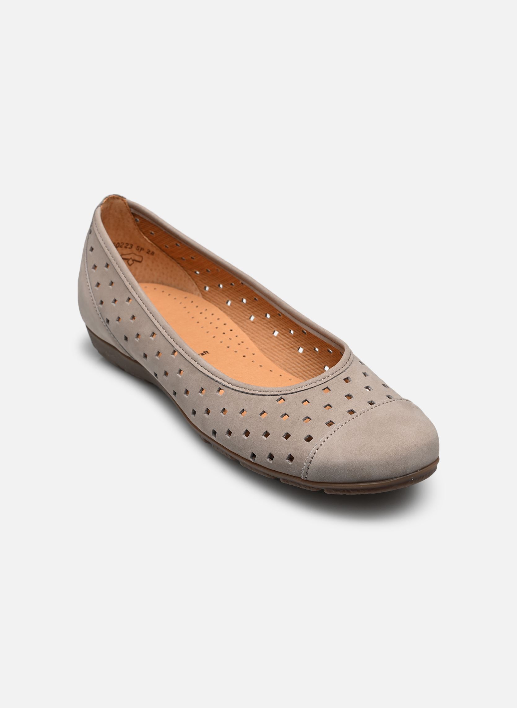 Klassische Ballerinas 64.169 damen beige Gabor Klassische Ballerinas 64.169 damen beige LEINEN
