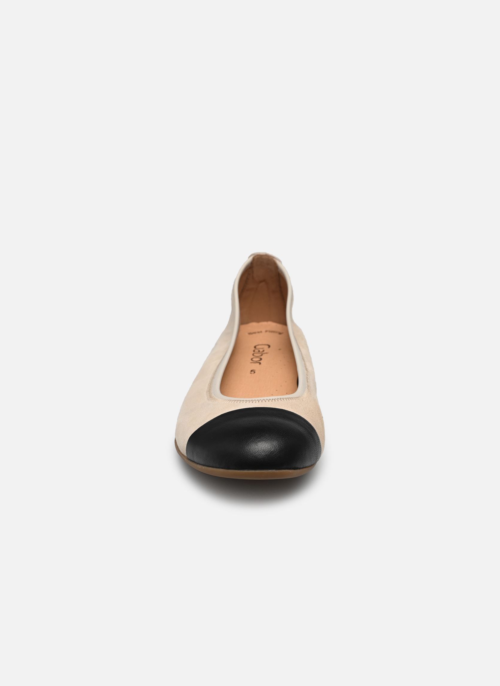 Ballerines classiques 64.126 femme beige Gabor Ballerines classiques 64.126 femme beige OAK/SCHWARZ