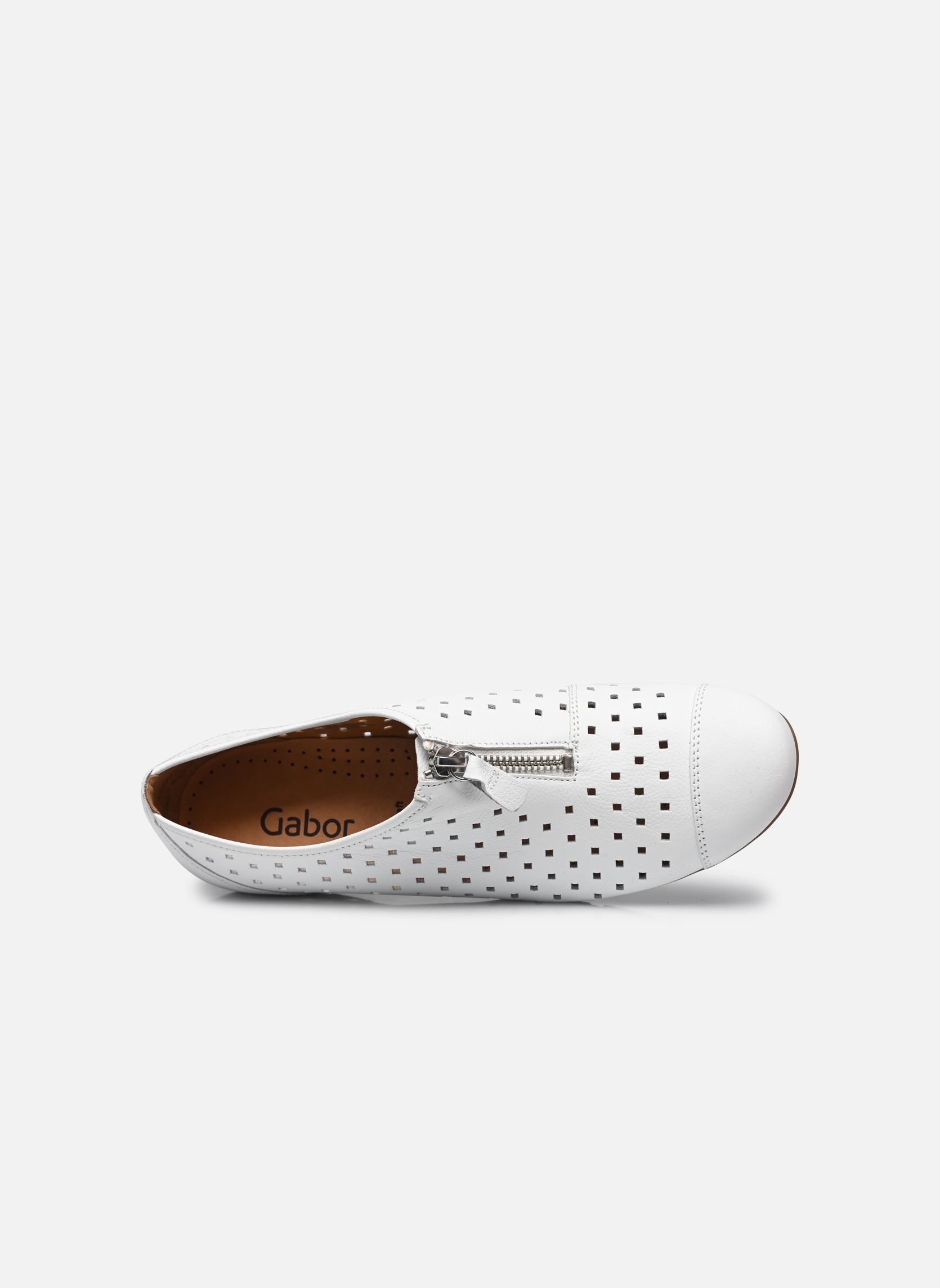 Ballerines classiques 64.168 femme blanc Gabor Ballerines classiques 64.168 femme blanc WEISS