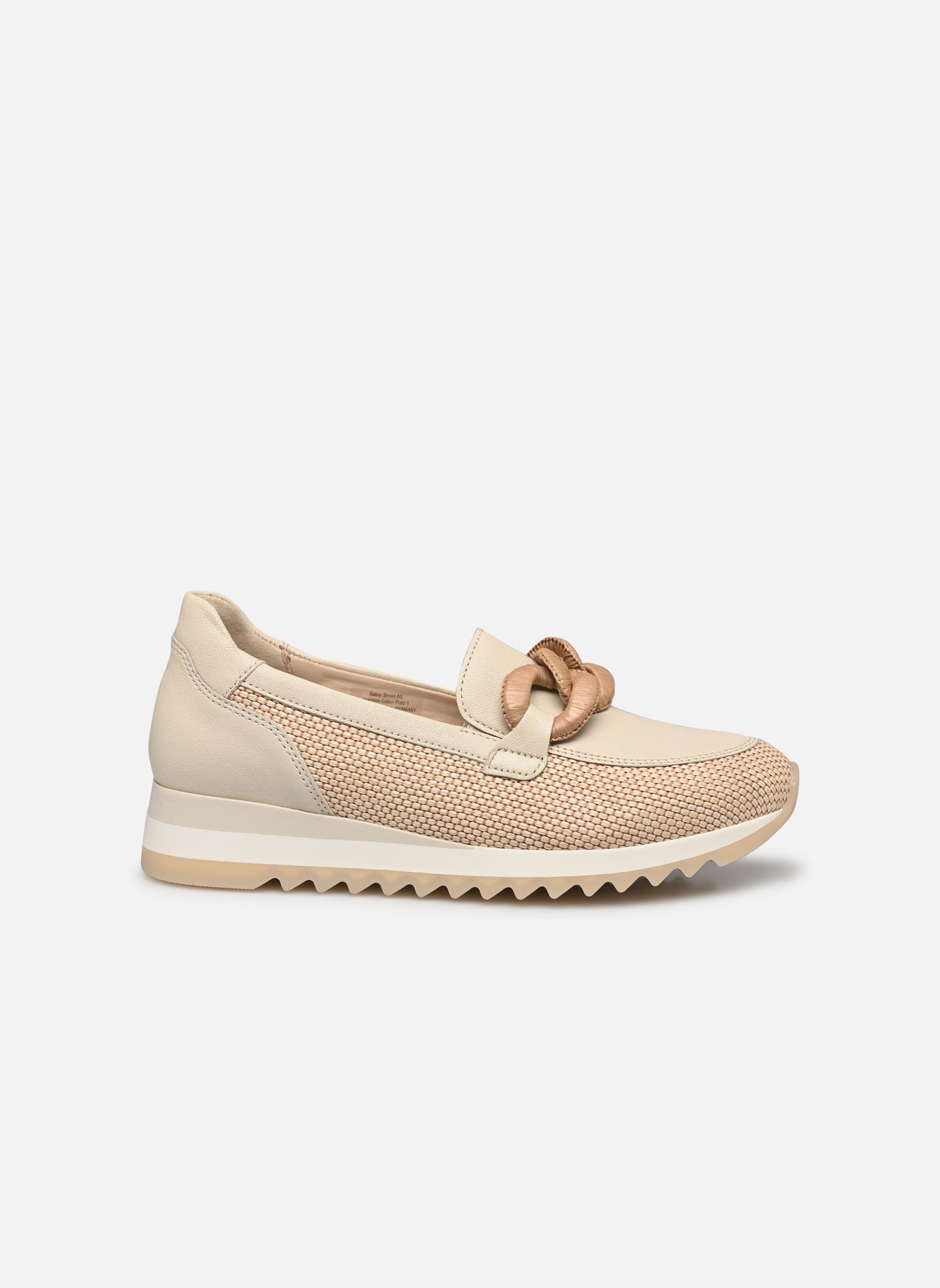 Mocassins 63.471 dames beige Gabor Mocassins 63.471 dames beige NATUR/PANNA