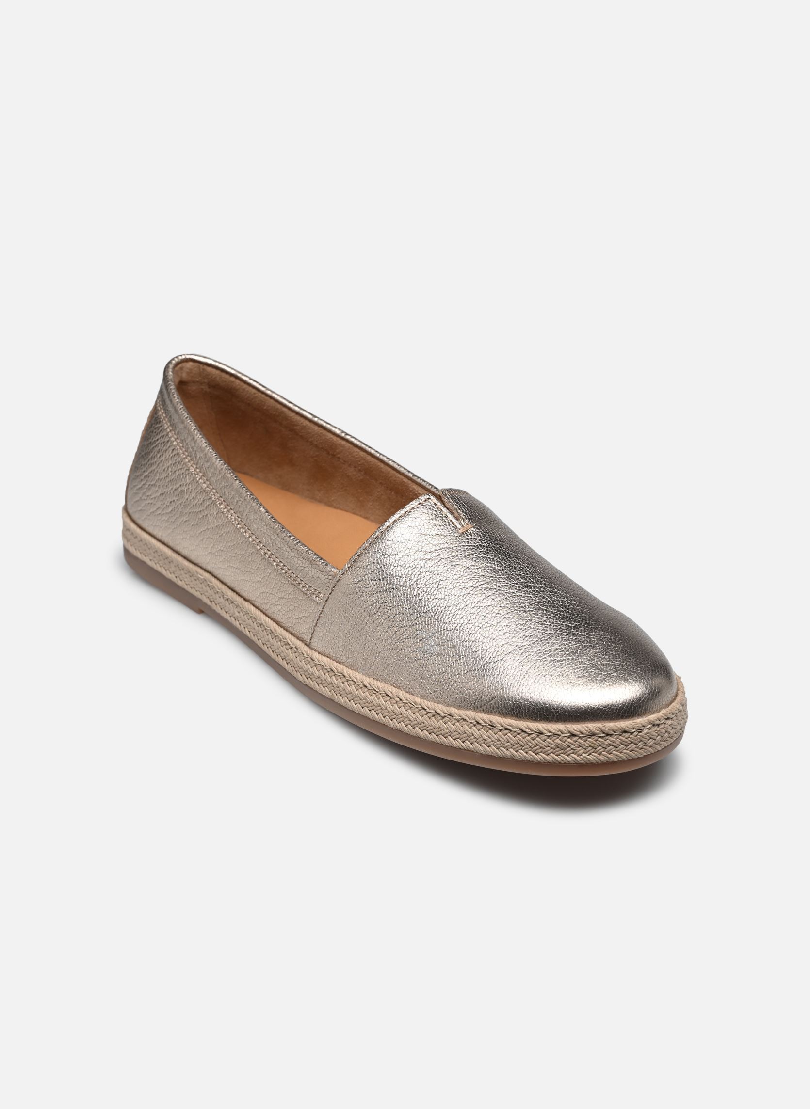 Platte espadrilles 65.221 dames goud en brons Gabor Platte espadrilles 65.221 dames goud en brons PUDER