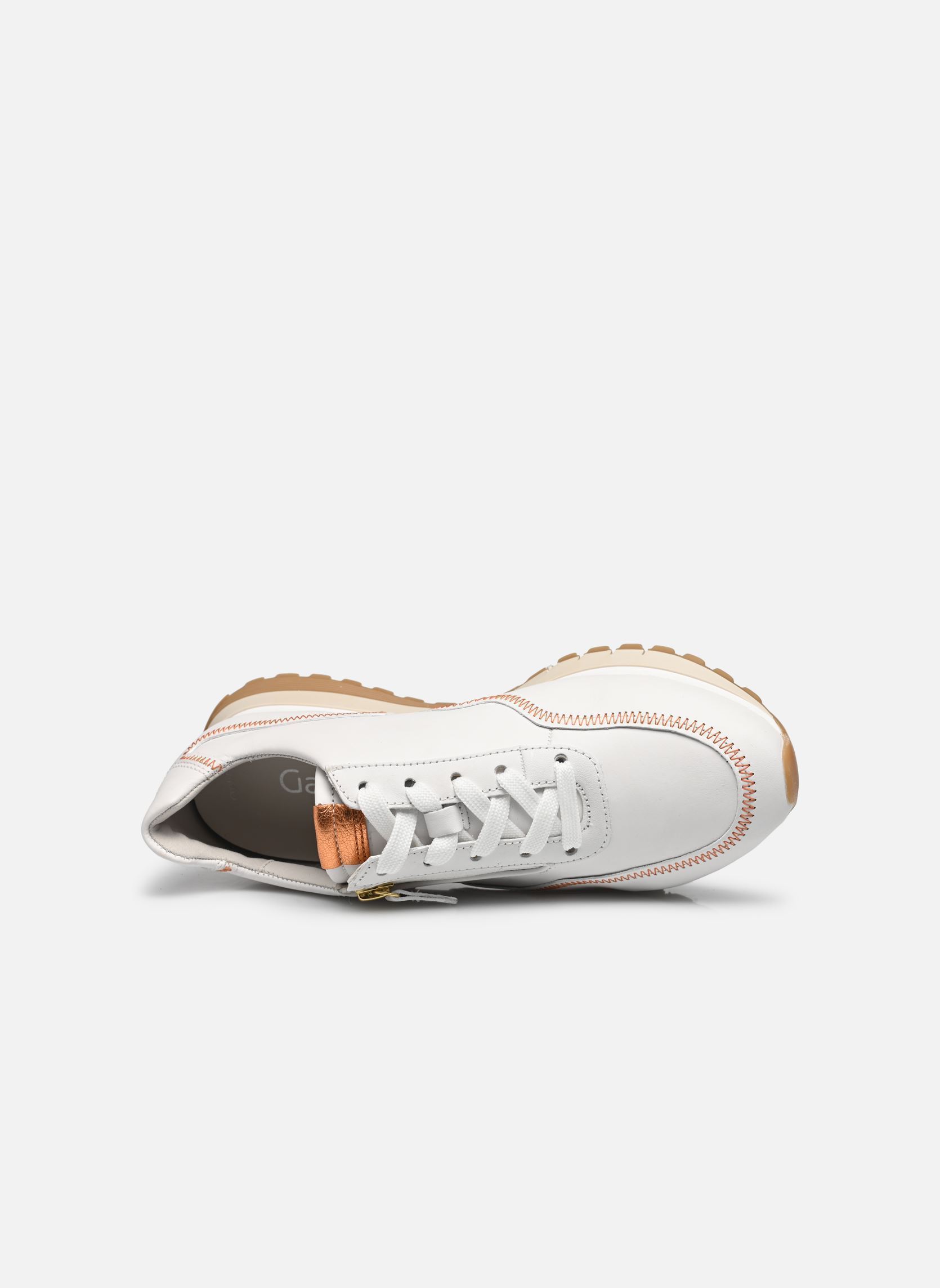 Niedrige Sneaker 66.379 damen weiß Gabor Niedrige Sneaker 66.379 damen weiß WEISS/APRICOT