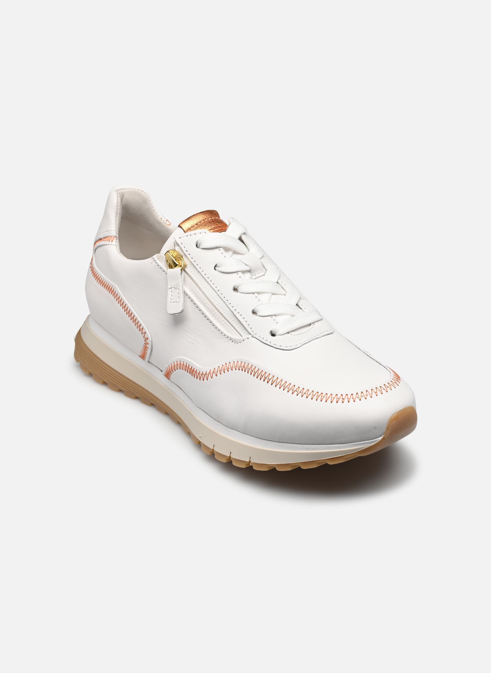 Niedrige Sneaker 66.379 damen weiß Gabor Niedrige Sneaker 66.379 damen weiß WEISS/APRICOT