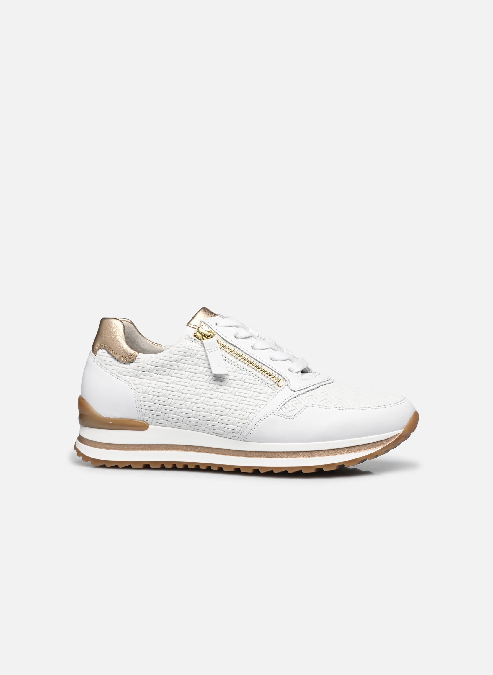 Niedrige Sneaker 66.528 damen weiß Gabor Niedrige Sneaker 66.528 damen weiß WEISS/PLATINO