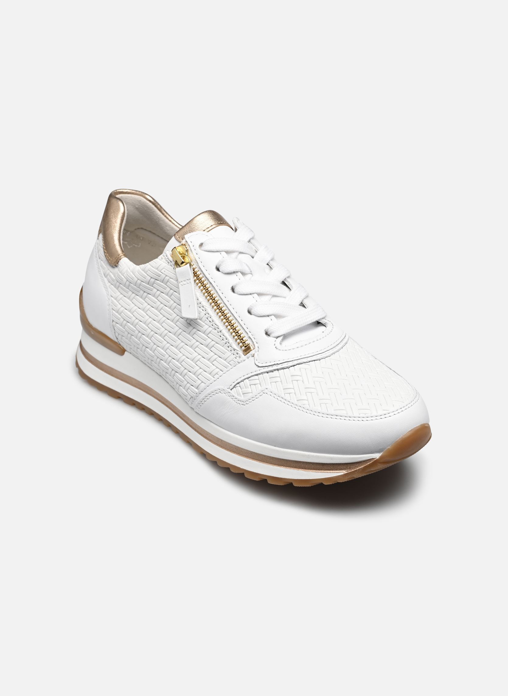 Niedrige Sneaker 66.528 damen weiß Gabor Niedrige Sneaker 66.528 damen weiß WEISS/PLATINO