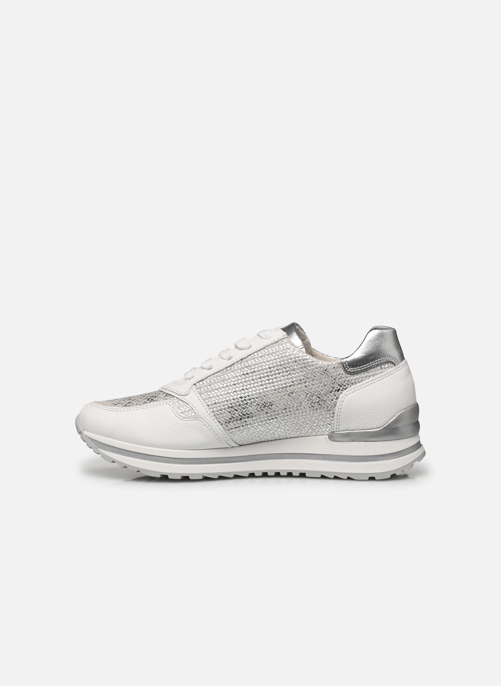 Lage sneakers 66.528 dames wit Gabor Lage sneakers 66.528 dames wit ICE/WEISS/SILBER