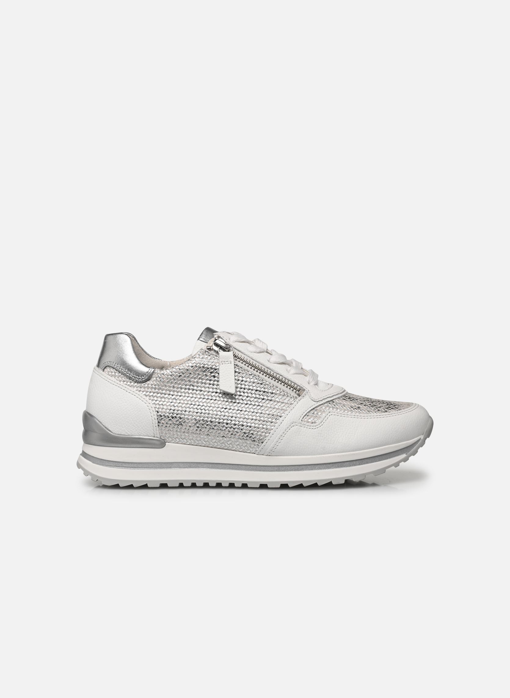 Lage sneakers 66.528 dames wit Gabor Lage sneakers 66.528 dames wit ICE/WEISS/SILBER