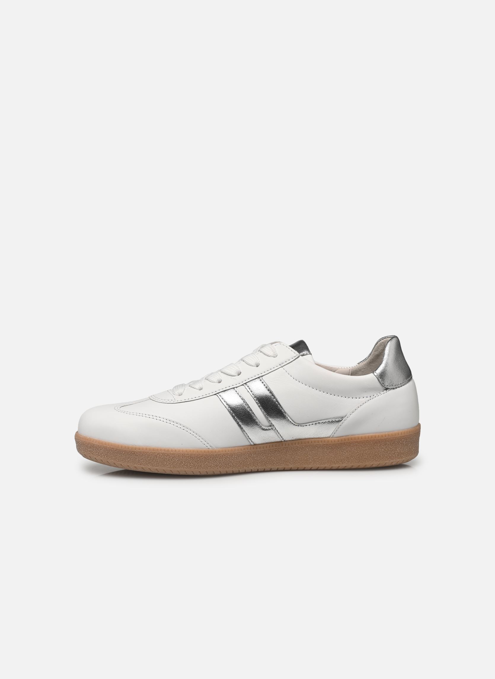 Lage sneakers 63.300 dames wit Gabor Lage sneakers 63.300 dames wit WEISS SILBER