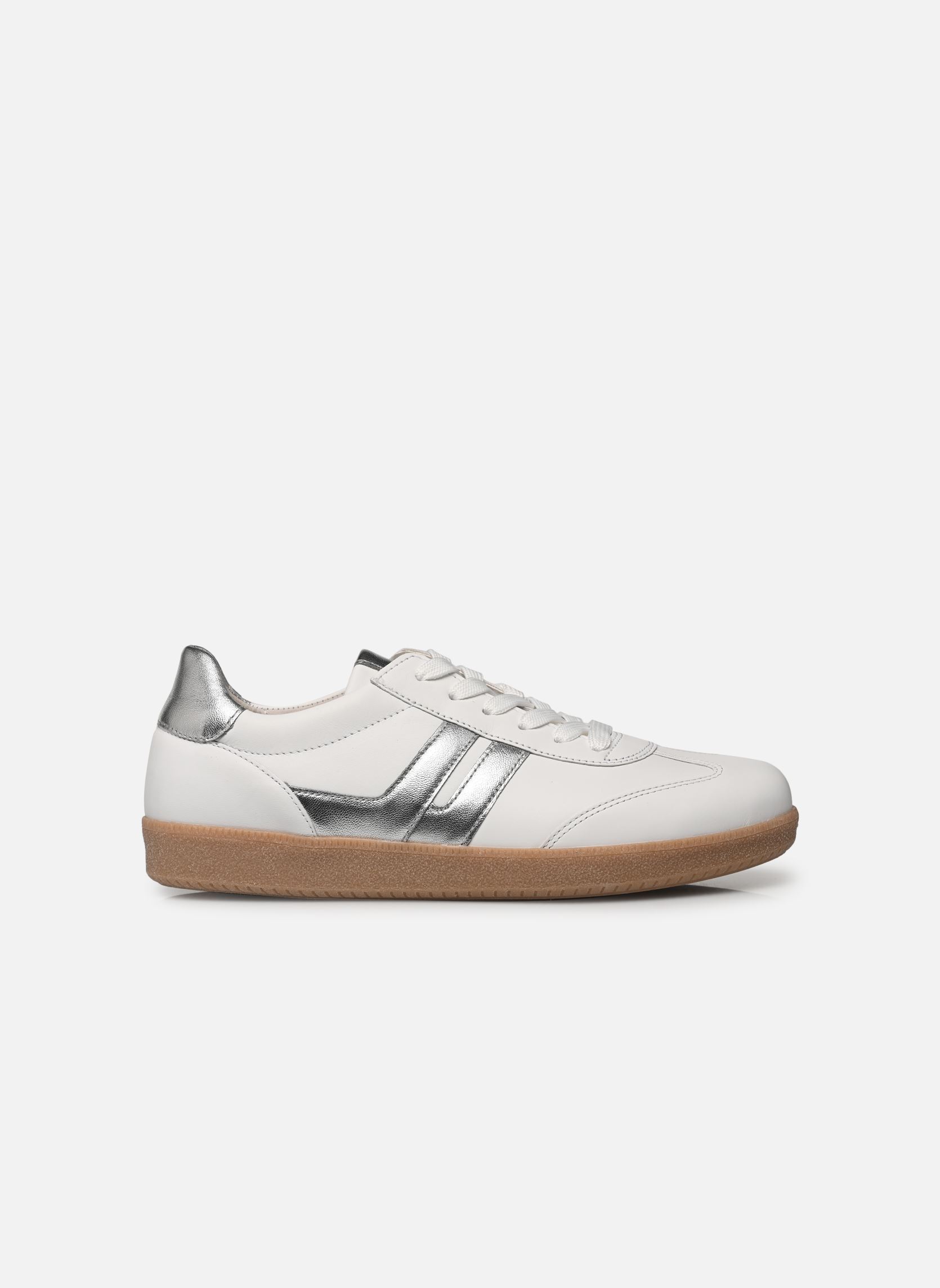Lage sneakers 63.300 dames wit Gabor Lage sneakers 63.300 dames wit WEISS SILBER