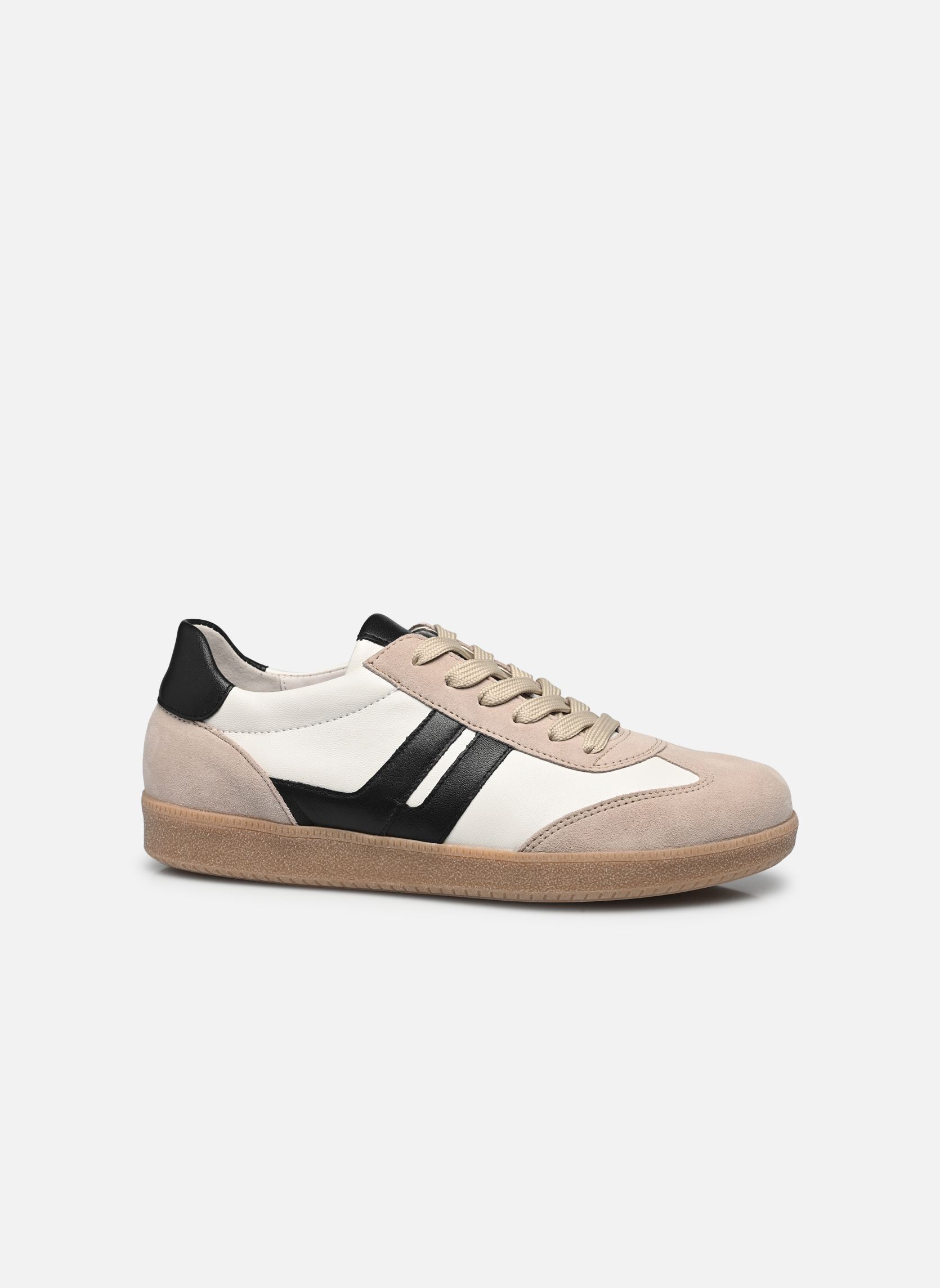 Lage sneakers 63.300 dames wit Gabor Lage sneakers 63.300 dames wit OAK/LATTE/SCHWARZ