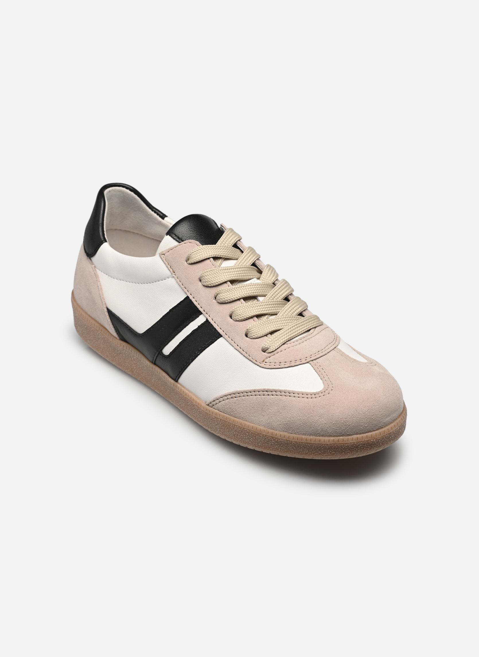 Lage sneakers 63.300 dames wit Gabor Lage sneakers 63.300 dames wit OAK/LATTE/SCHWARZ