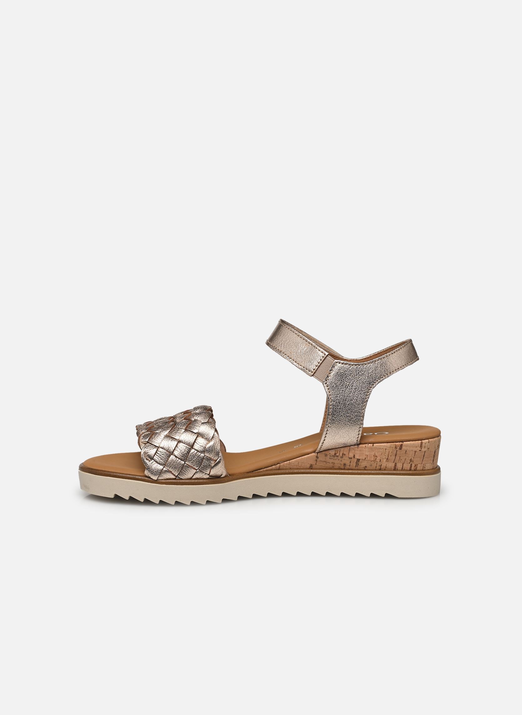 Sandalias y plataformas de cuña 62.759 mujer oro y bronce Gabor Sandalias y plataformas de cuña 62.759 mujer oro y bronce MUSCHEL