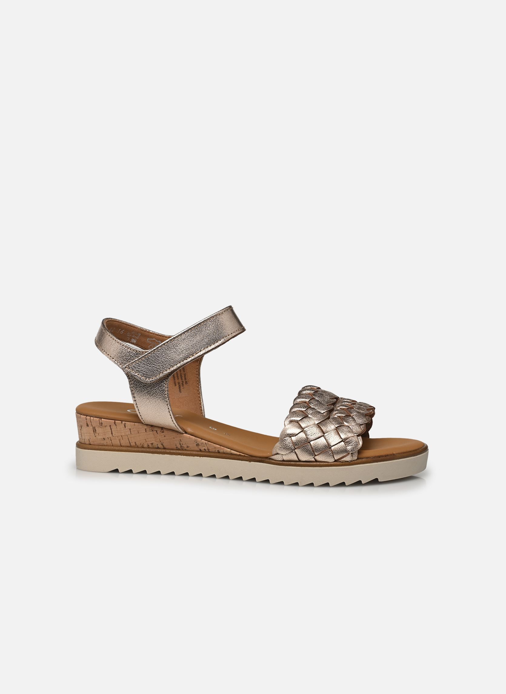Sandalias y plataformas de cuña 62.759 mujer oro y bronce Gabor Sandalias y plataformas de cuña 62.759 mujer oro y bronce MUSCHEL