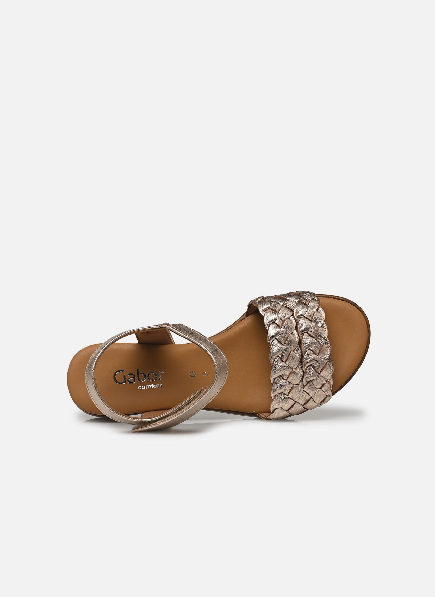 Sandalias y plataformas de cuña 62.759 mujer oro y bronce Gabor Sandalias y plataformas de cuña 62.759 mujer oro y bronce MUSCHEL
