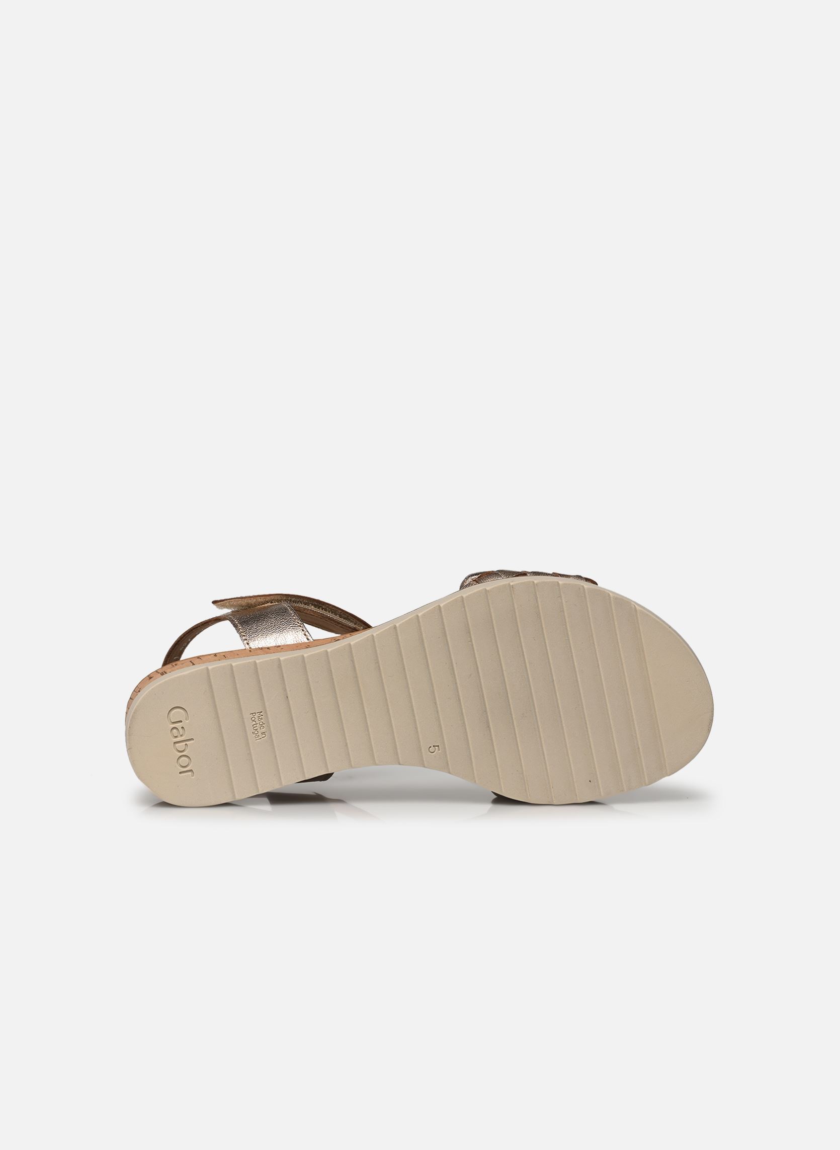 Sandalias y plataformas de cuña 62.759 mujer oro y bronce Gabor Sandalias y plataformas de cuña 62.759 mujer oro y bronce MUSCHEL