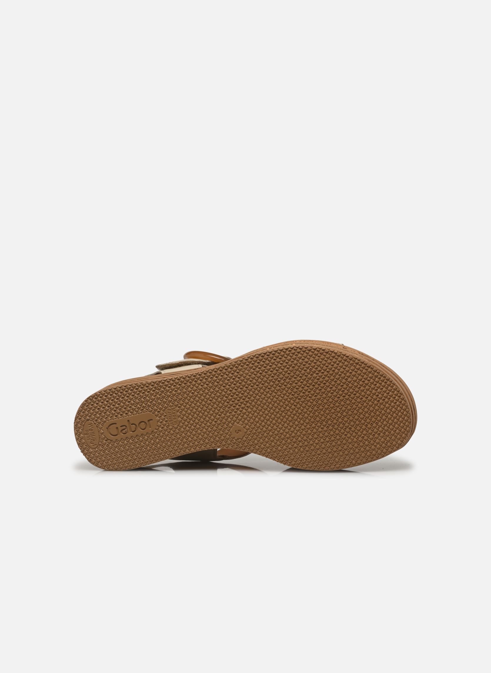 Sandales compensées et plateformes 64.550 femme blanc Gabor Sandales compensées et plateformes 64.550 femme blanc PANNA